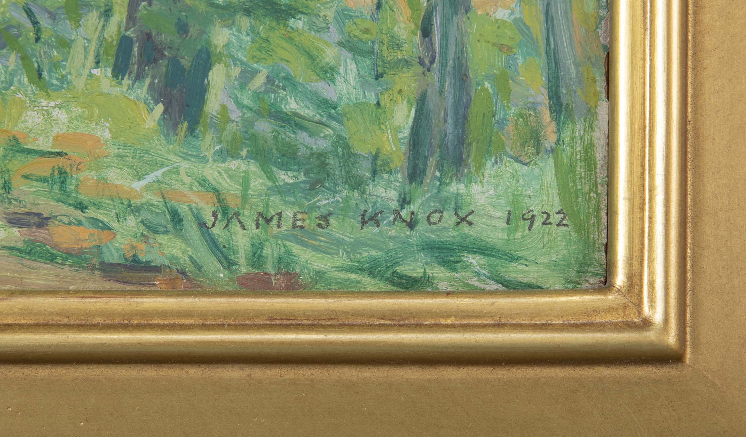 Oil on Canvas Board by James Knox