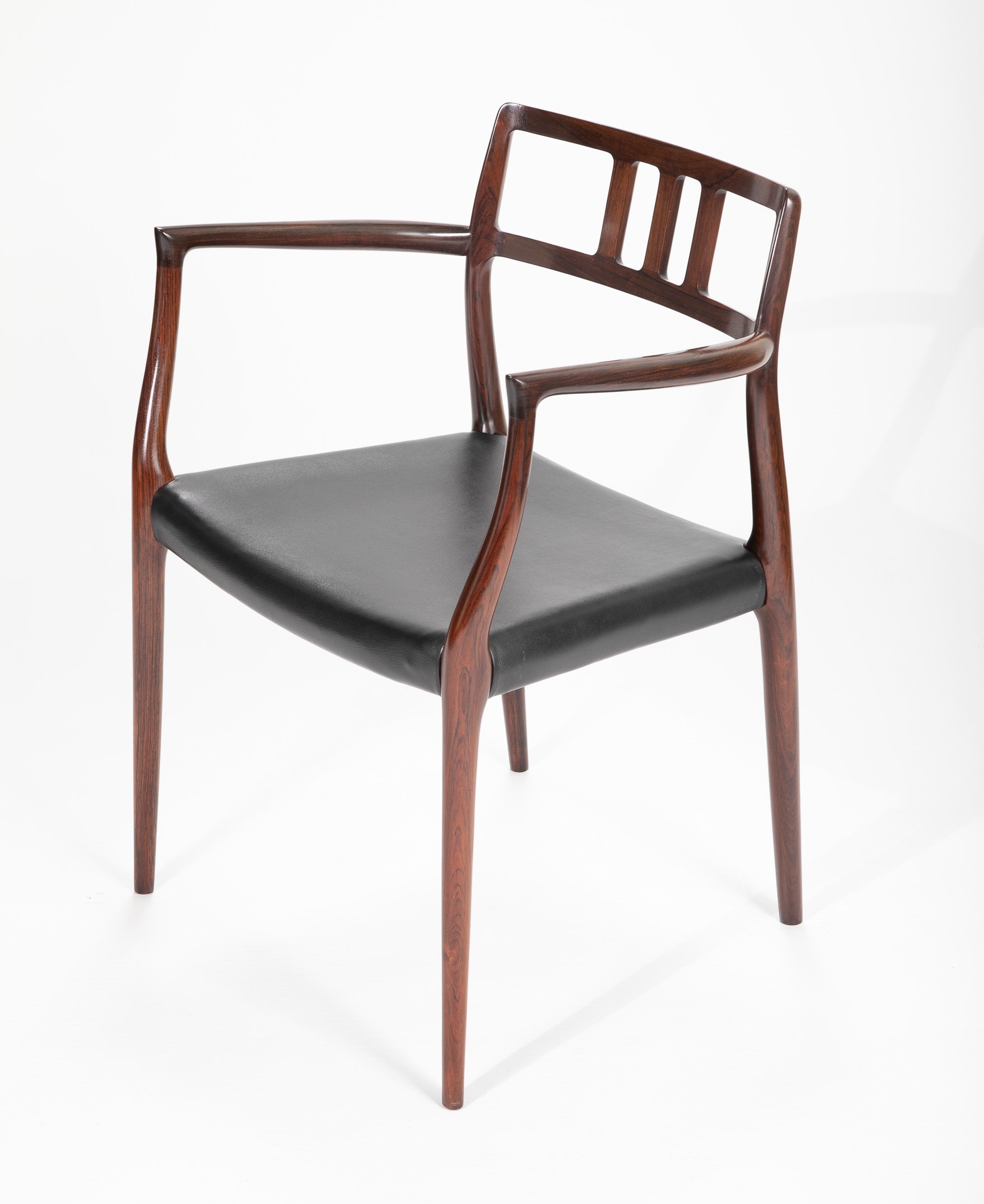 Set of Ten Rosewood Dining Chairs by Niels Moller Sold Individually