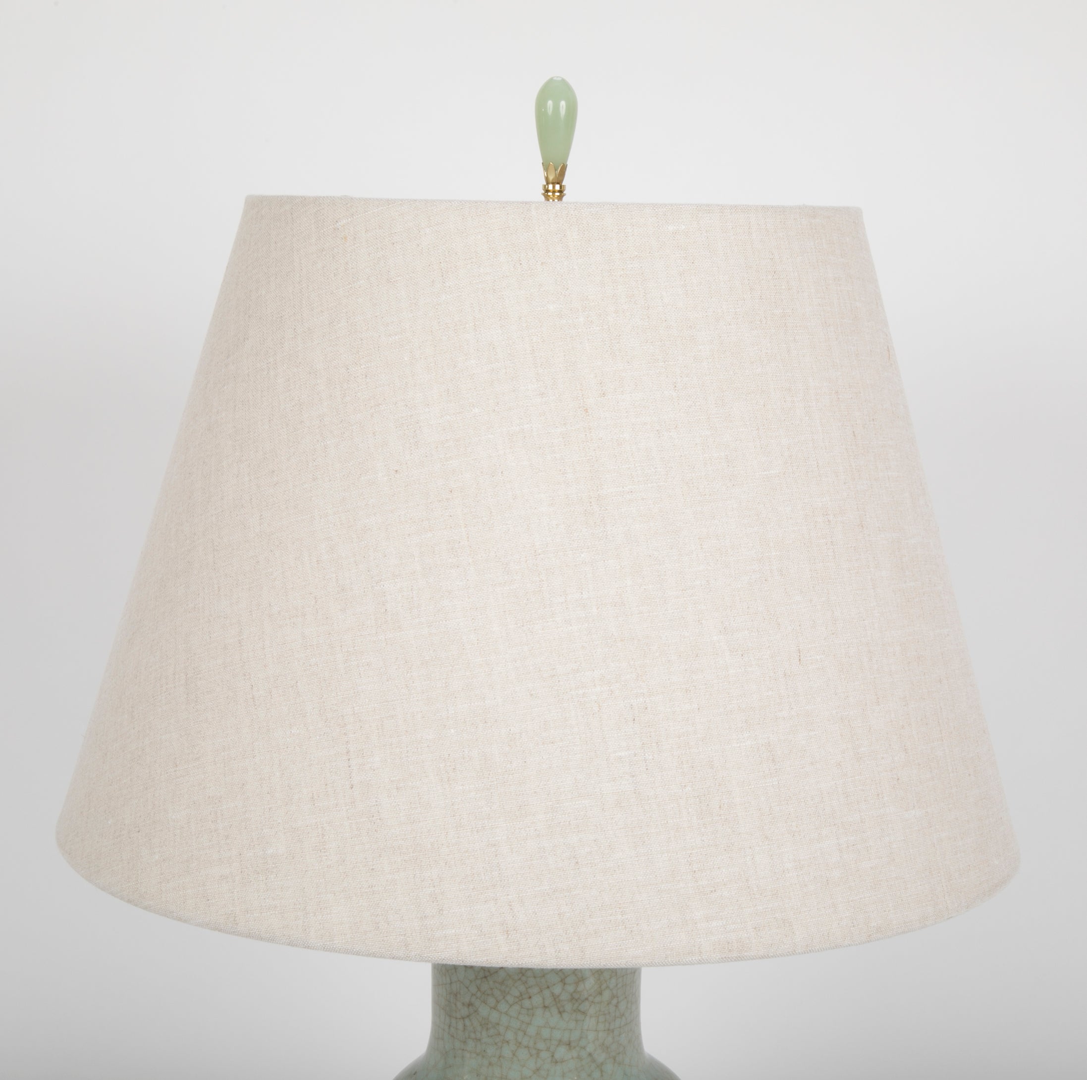 Guan Ware Baluster Form Vase now a Lamp