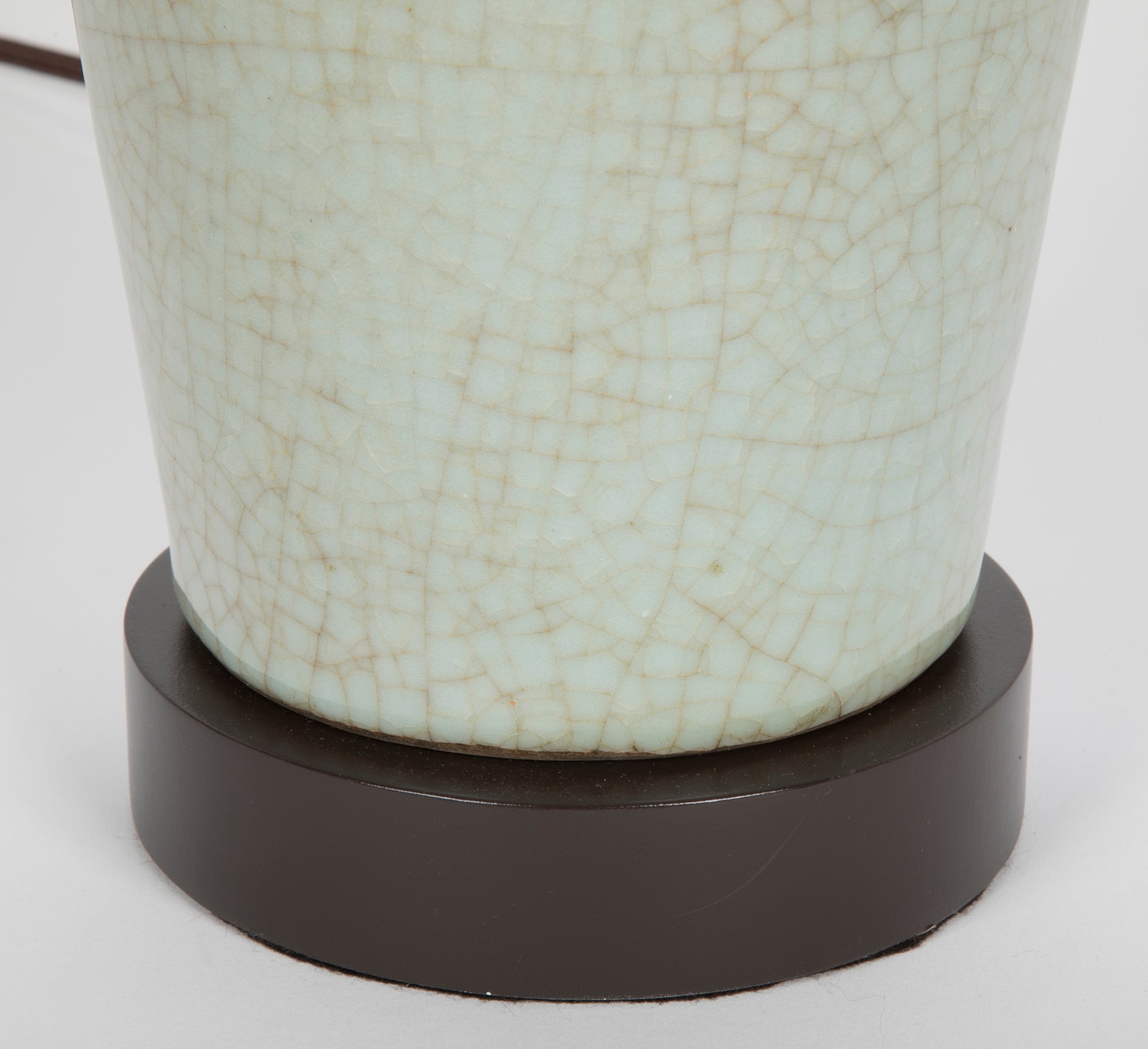 Guan Ware Baluster Form Vase now a Lamp
