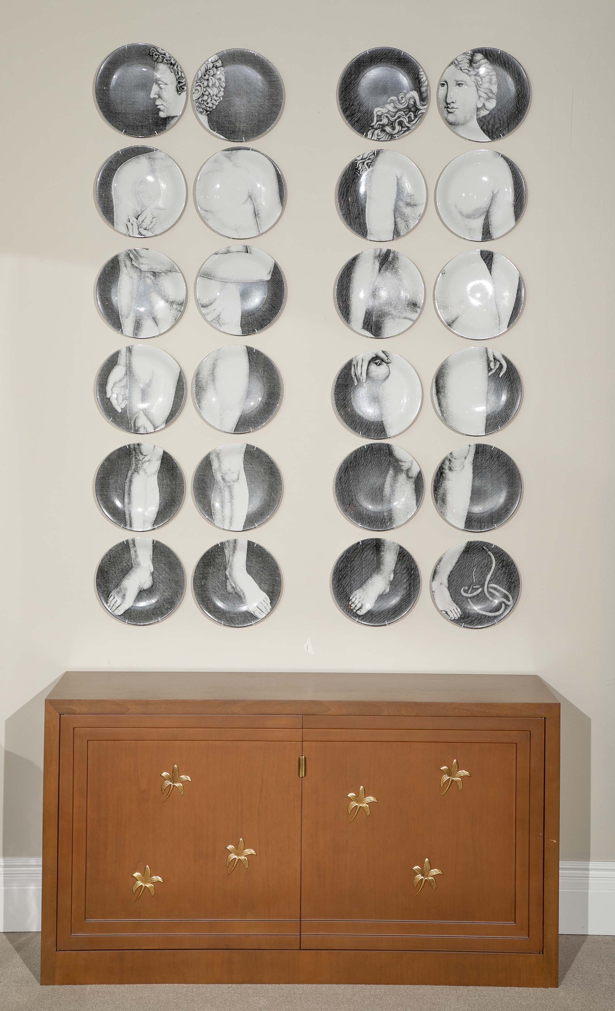 A Pair of T-H Robsjohn-Gibbings Cabinets for Saridis of Athens.