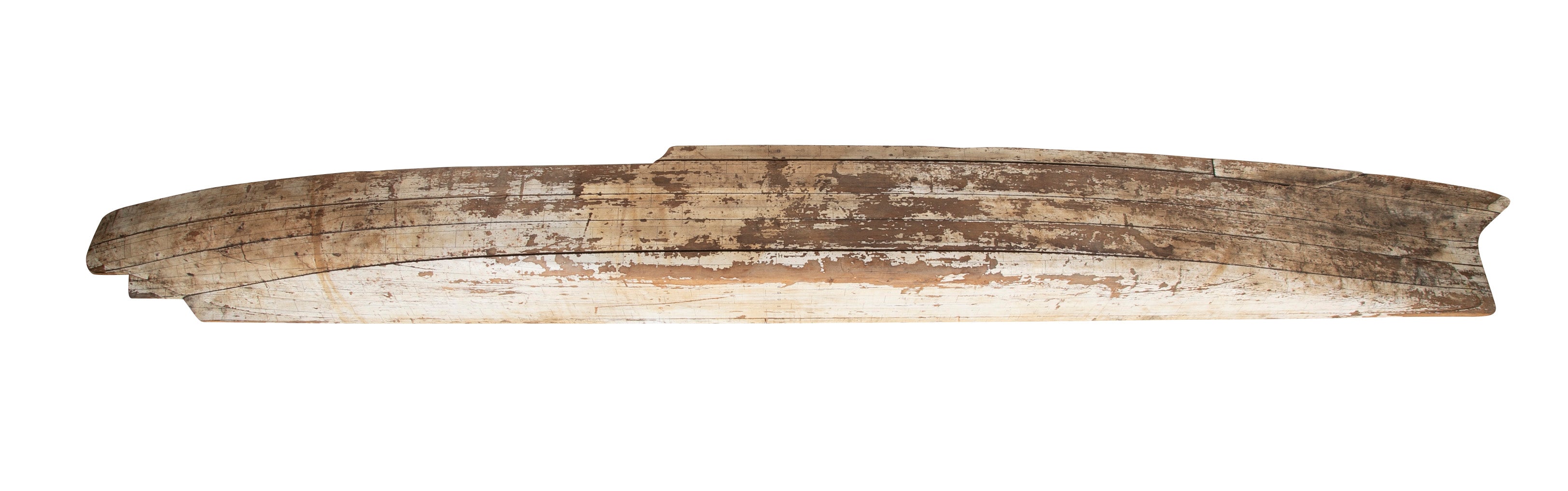 13 Foot Half Hull Model of Wickes Class Destroyer