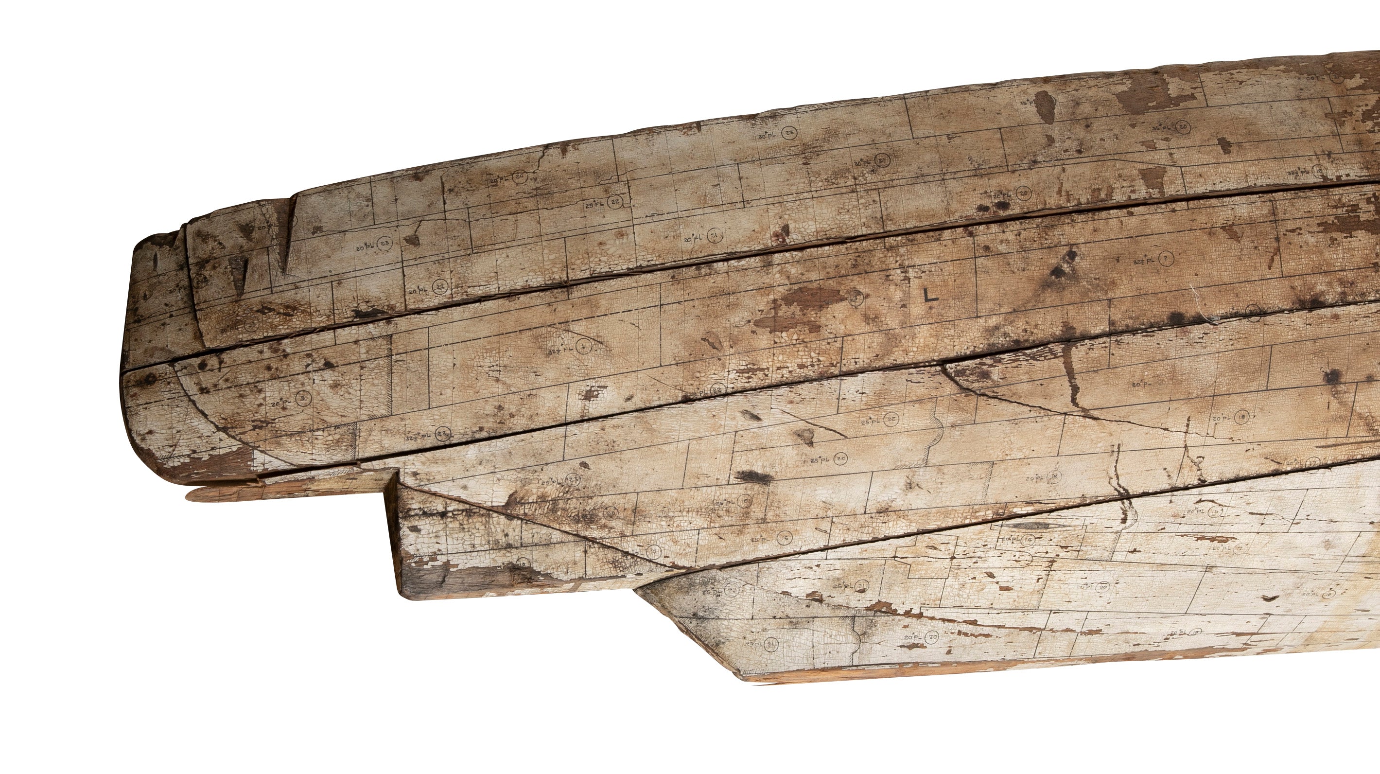 13 Foot Half Hull Model of Wickes Class Destroyer