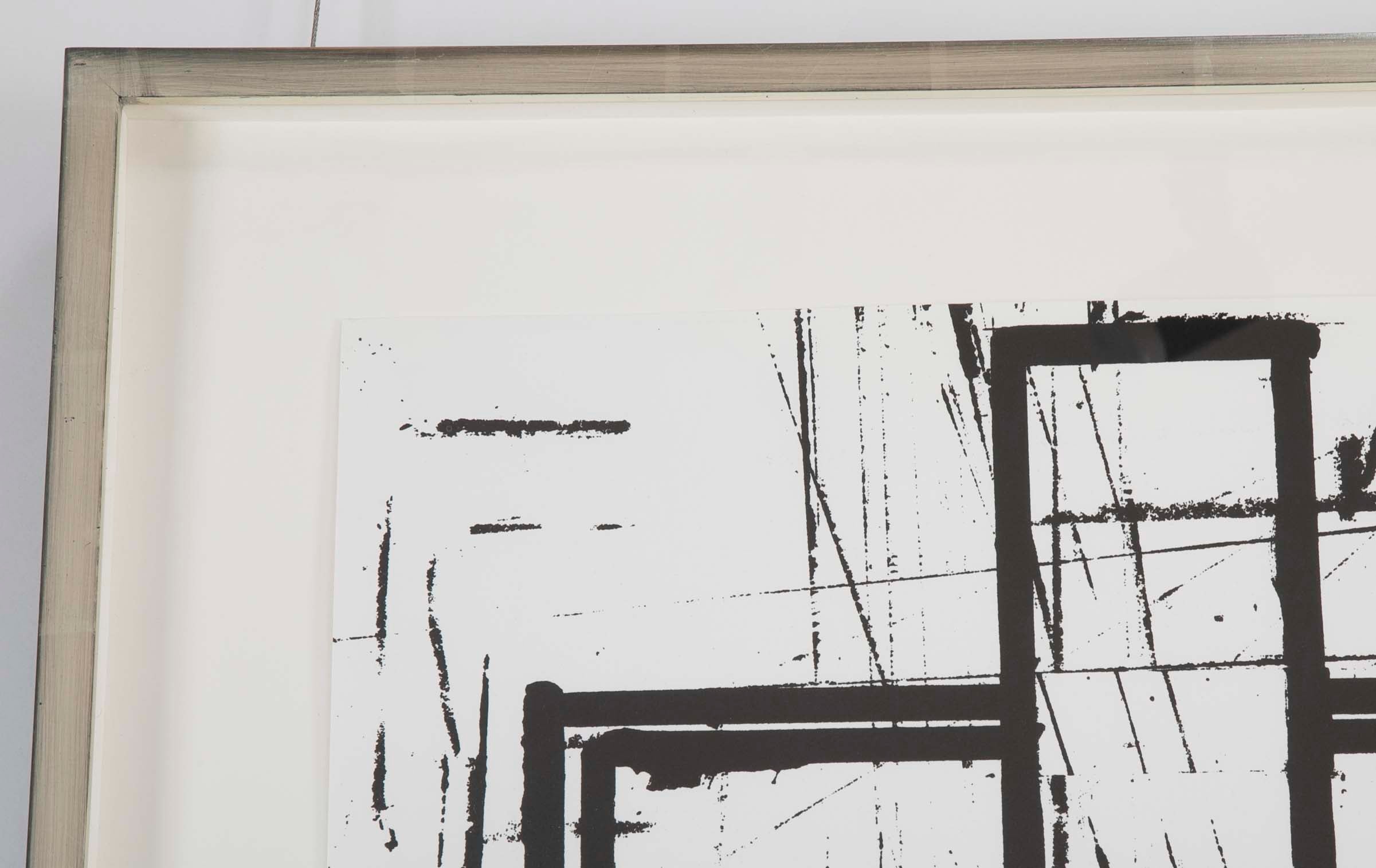 "New York" Screenprint by Barry le Va from the Portfolio "Four x Four x Four"