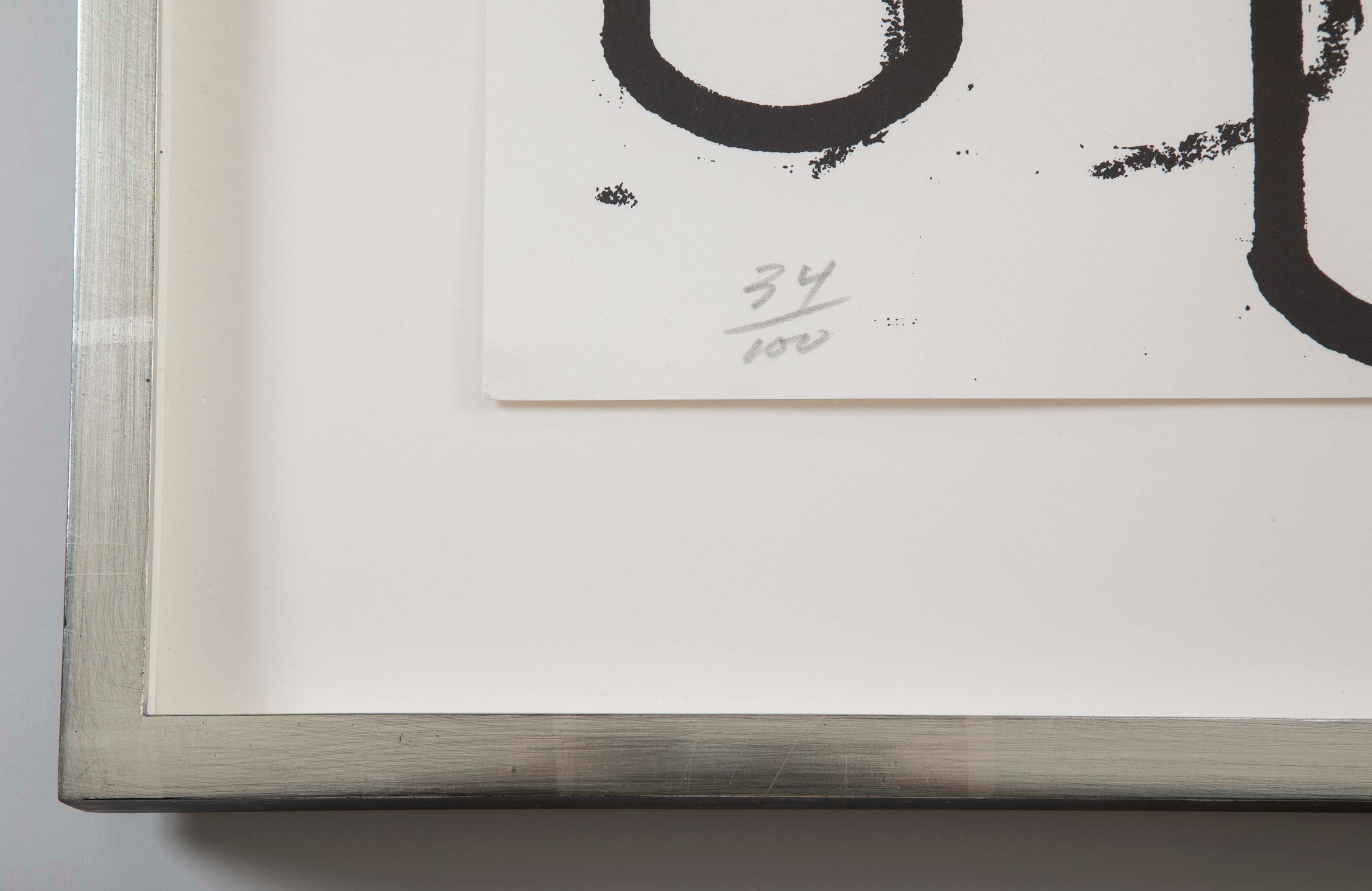 "New York" Screenprint by Barry le Va from the Portfolio "Four x Four x Four"