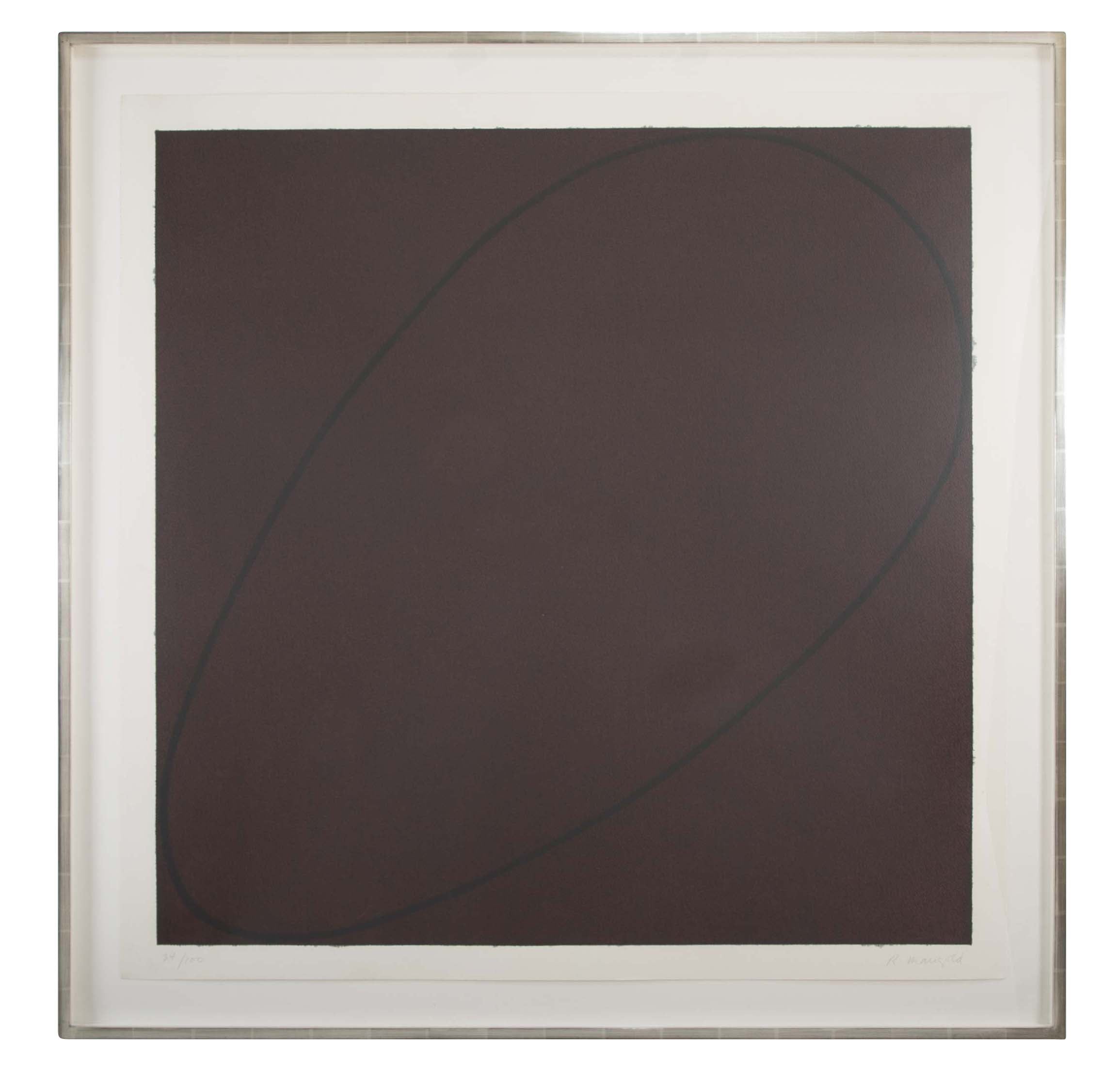 A Screenprint by Robert Mangold from the Portfolio "Four x Four x Four"