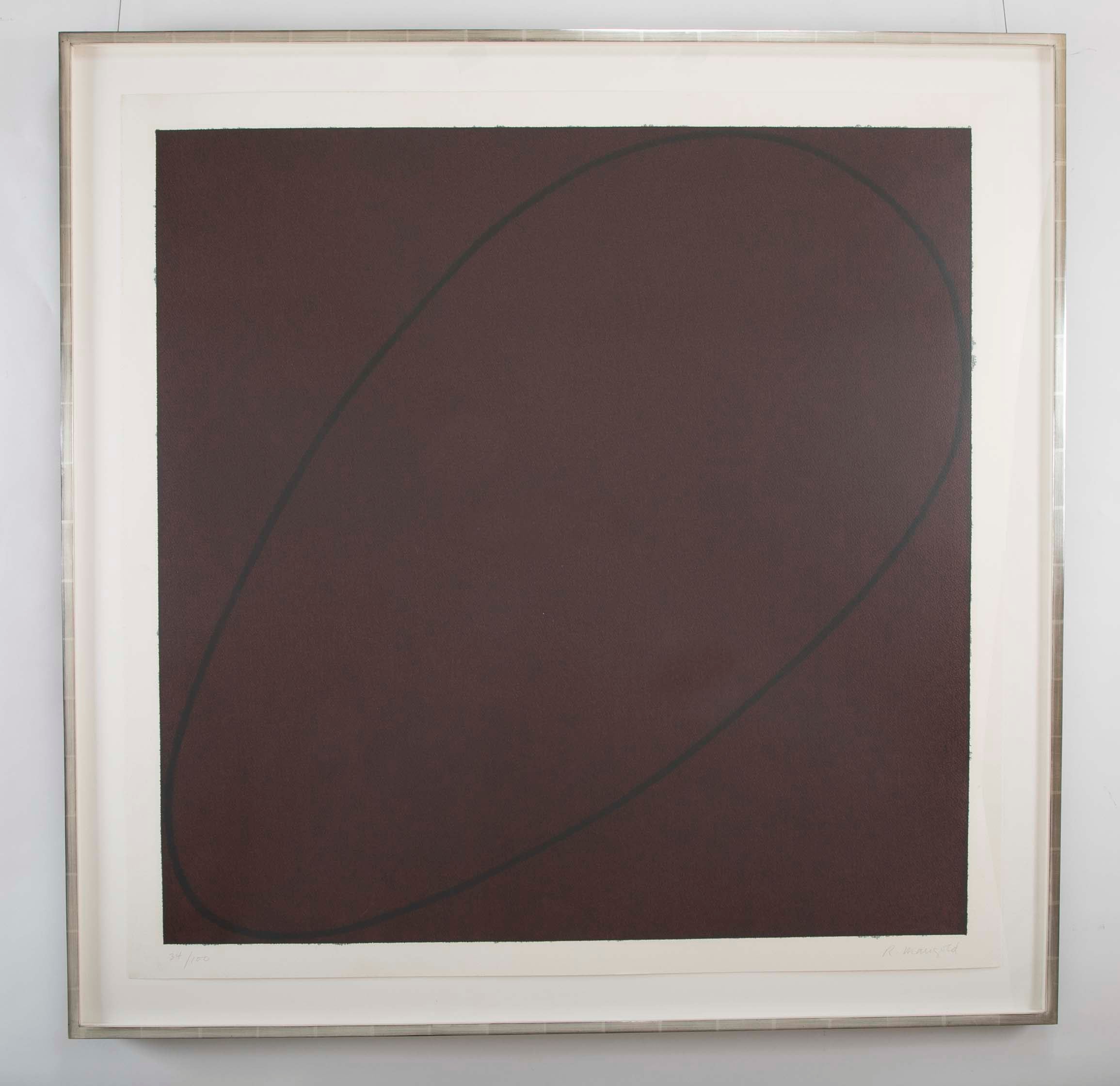 A Screenprint by Robert Mangold from the Portfolio "Four x Four x Four"