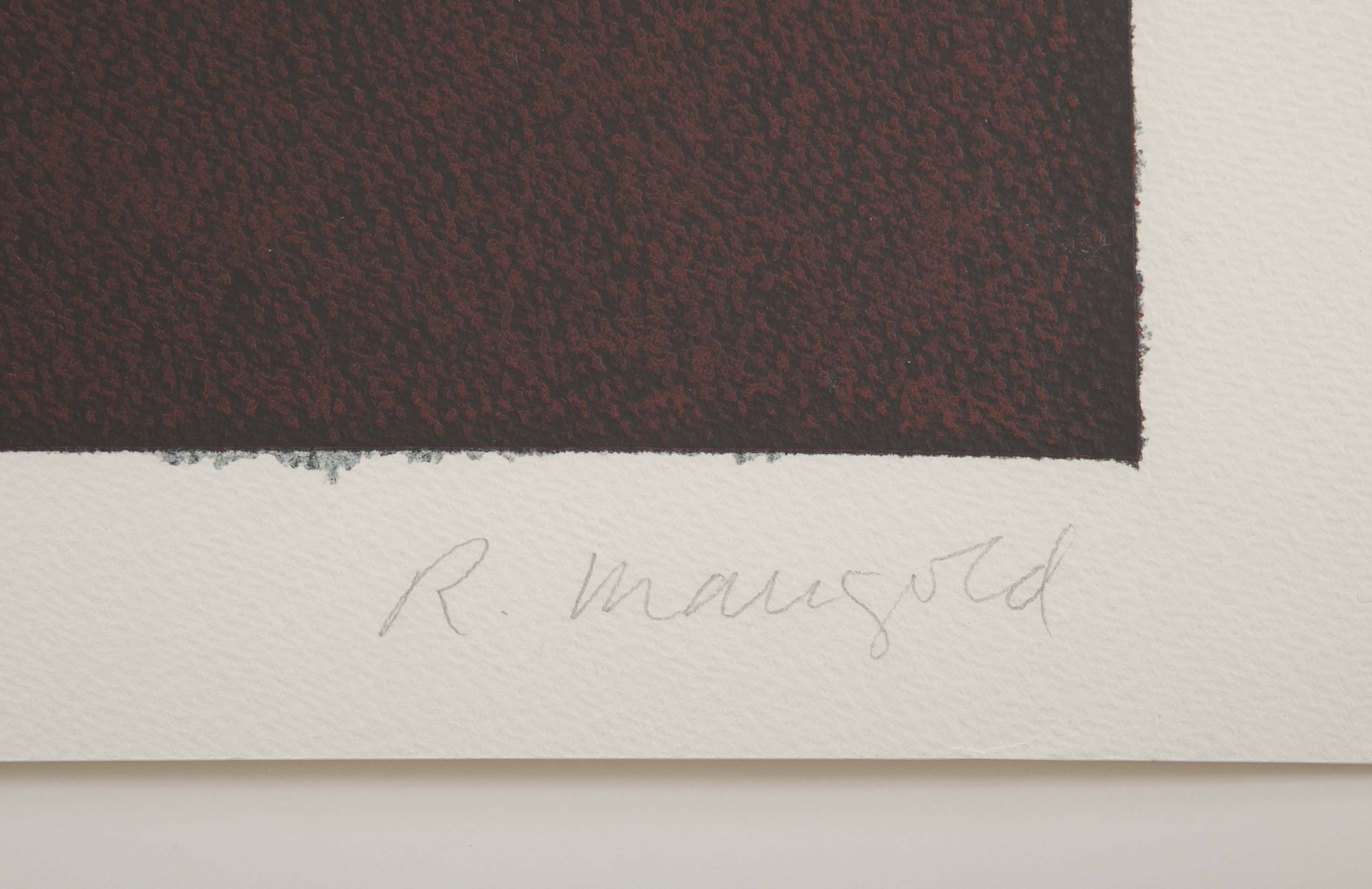 A Screenprint by Robert Mangold from the Portfolio "Four x Four x Four"