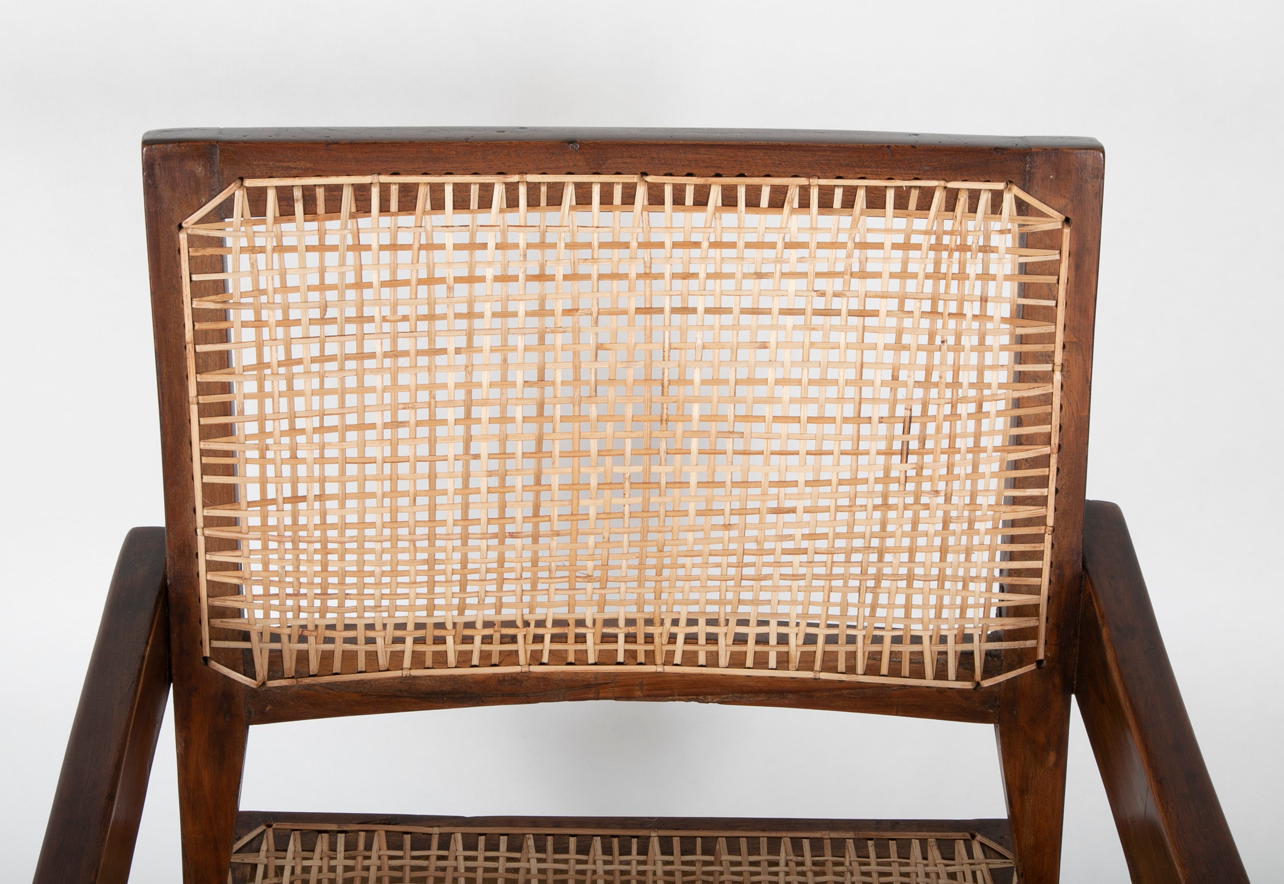 Pair of Original Pierre Jeanneret Office Chairs with 'X' Leg