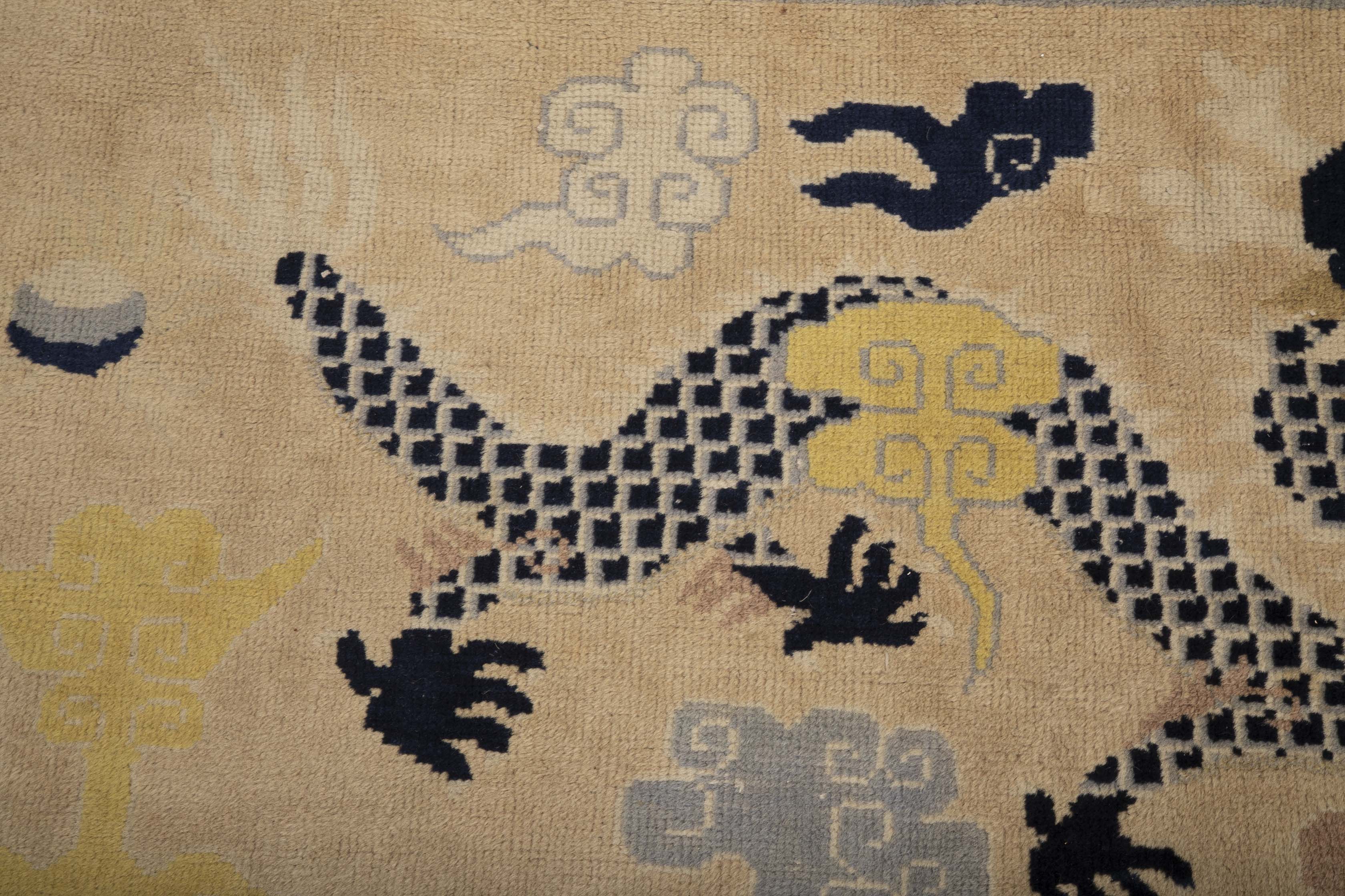 Banner Rug with Dragons from Northern China