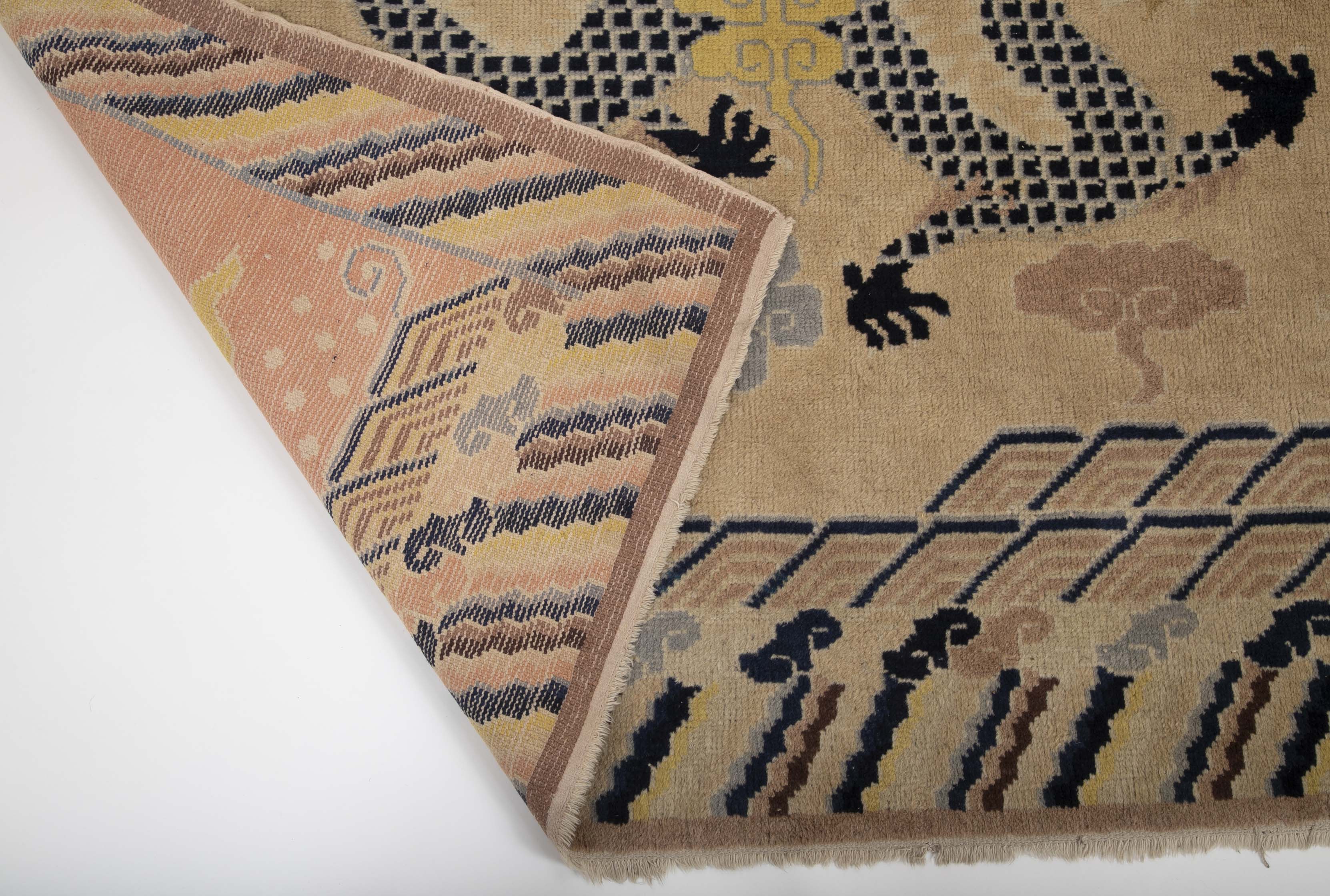 Banner Rug with Dragons from Northern China