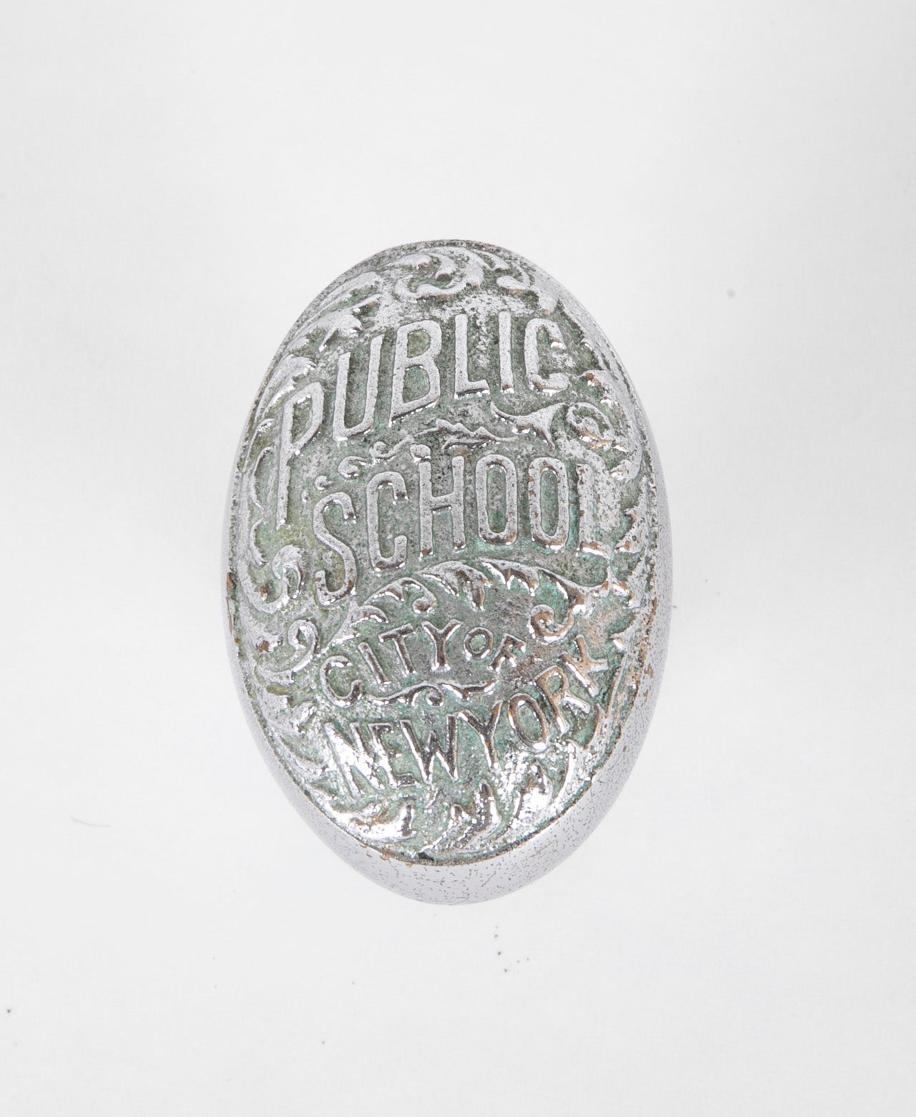 Set of Three New York City Public School Brass Door Knobs