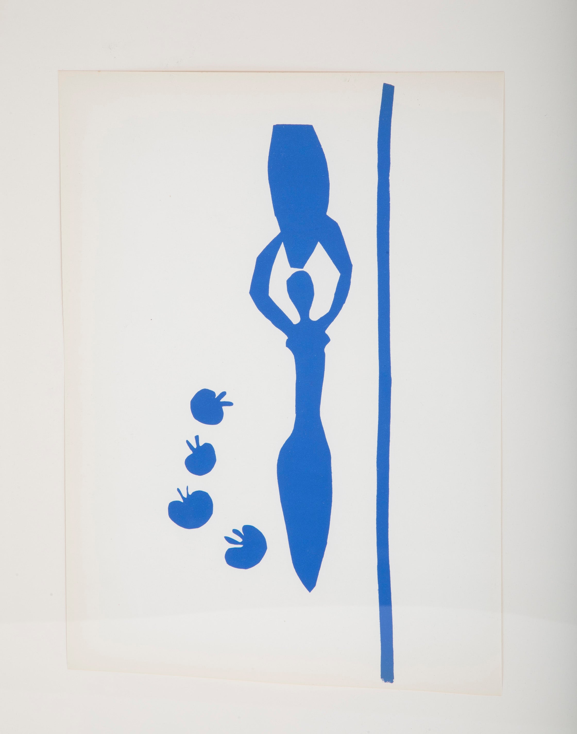 Henri Matisse Supervised Lithograph from his Original Cut Paper Maquette