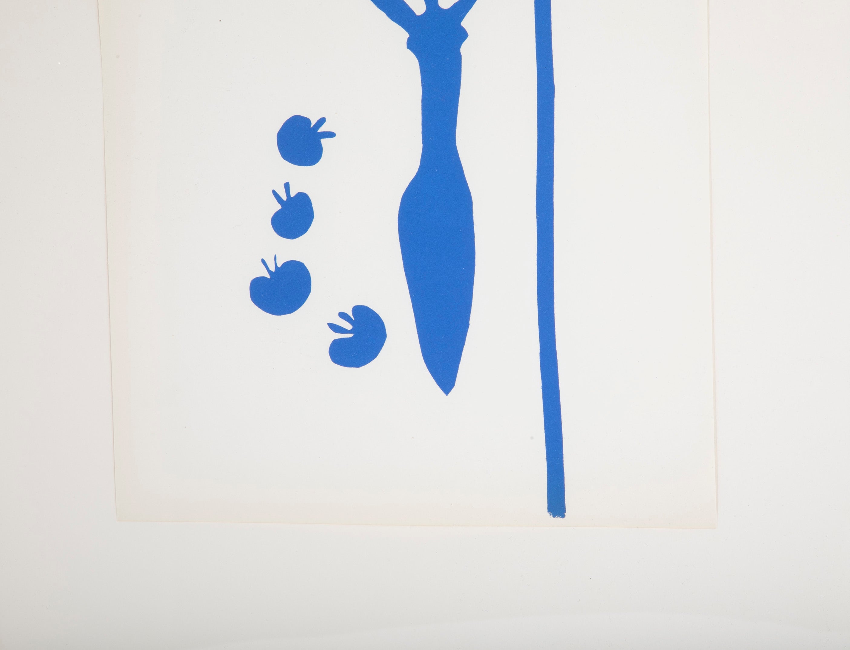 Henri Matisse Supervised Lithograph from his Original Cut Paper Maquette