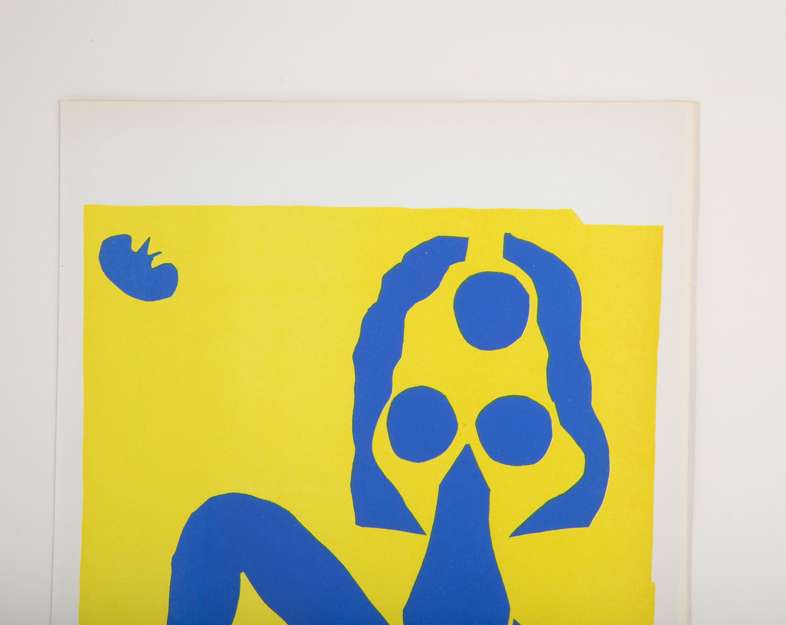 Henri Matisse Supervised Lithograph from his Original Cut Paper Maquette