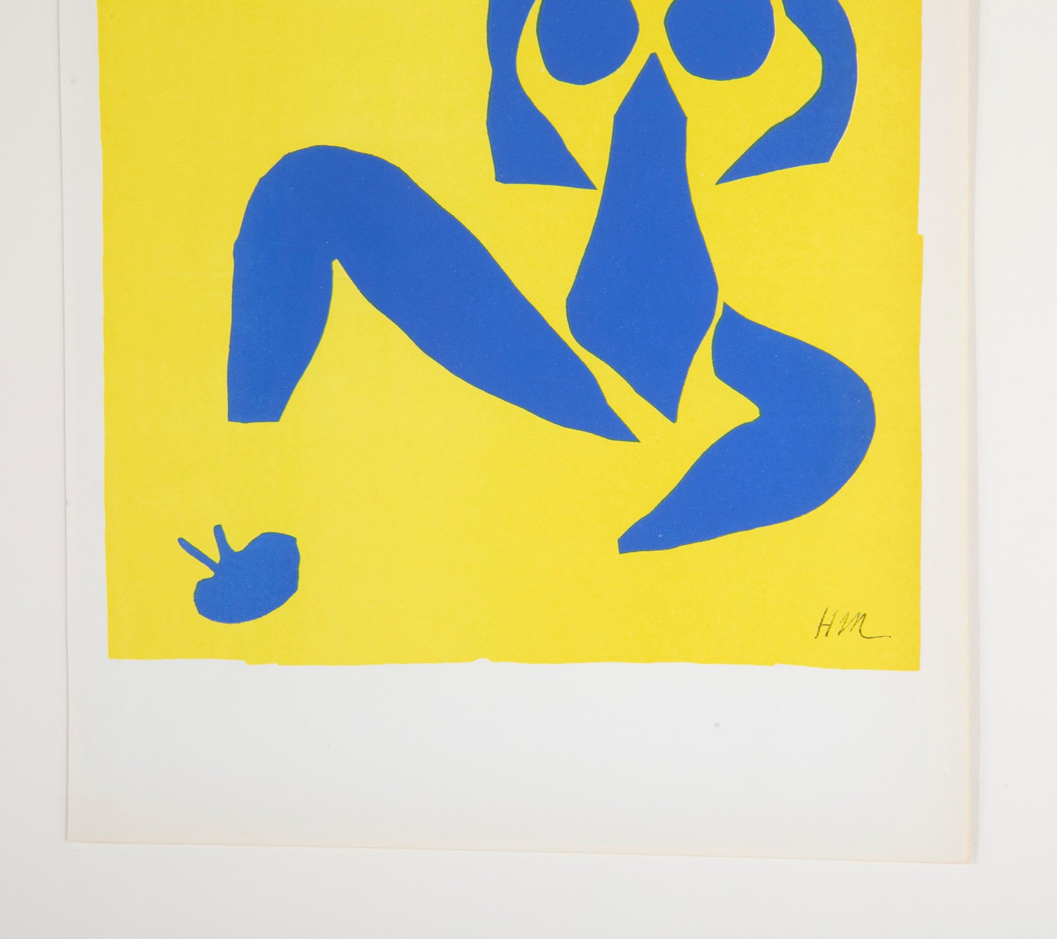 Henri Matisse Supervised Lithograph from his Original Cut Paper Maquette