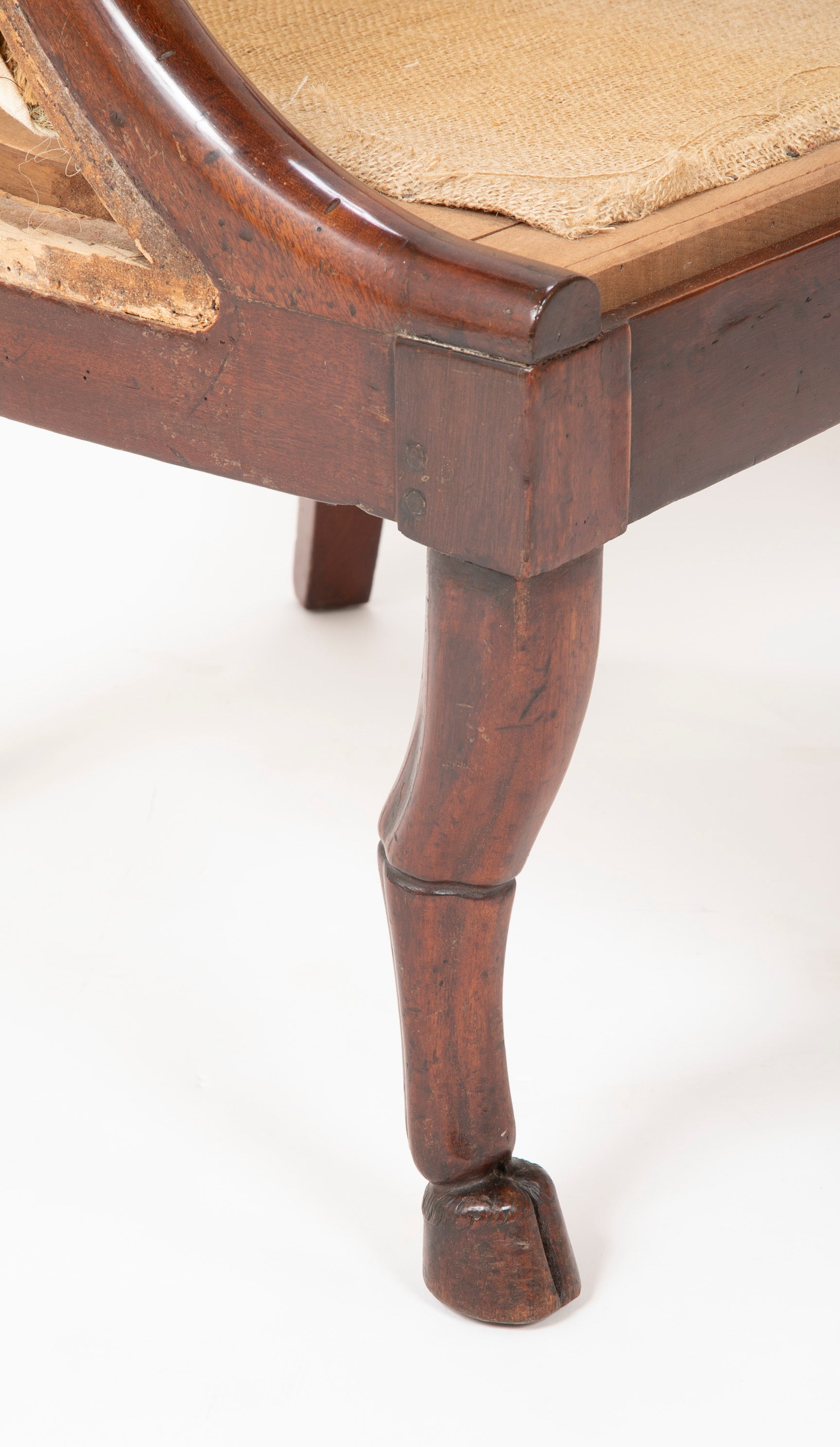 Very Fine Pair of French Empire Armchairs Attributed to Jacob Desmalter