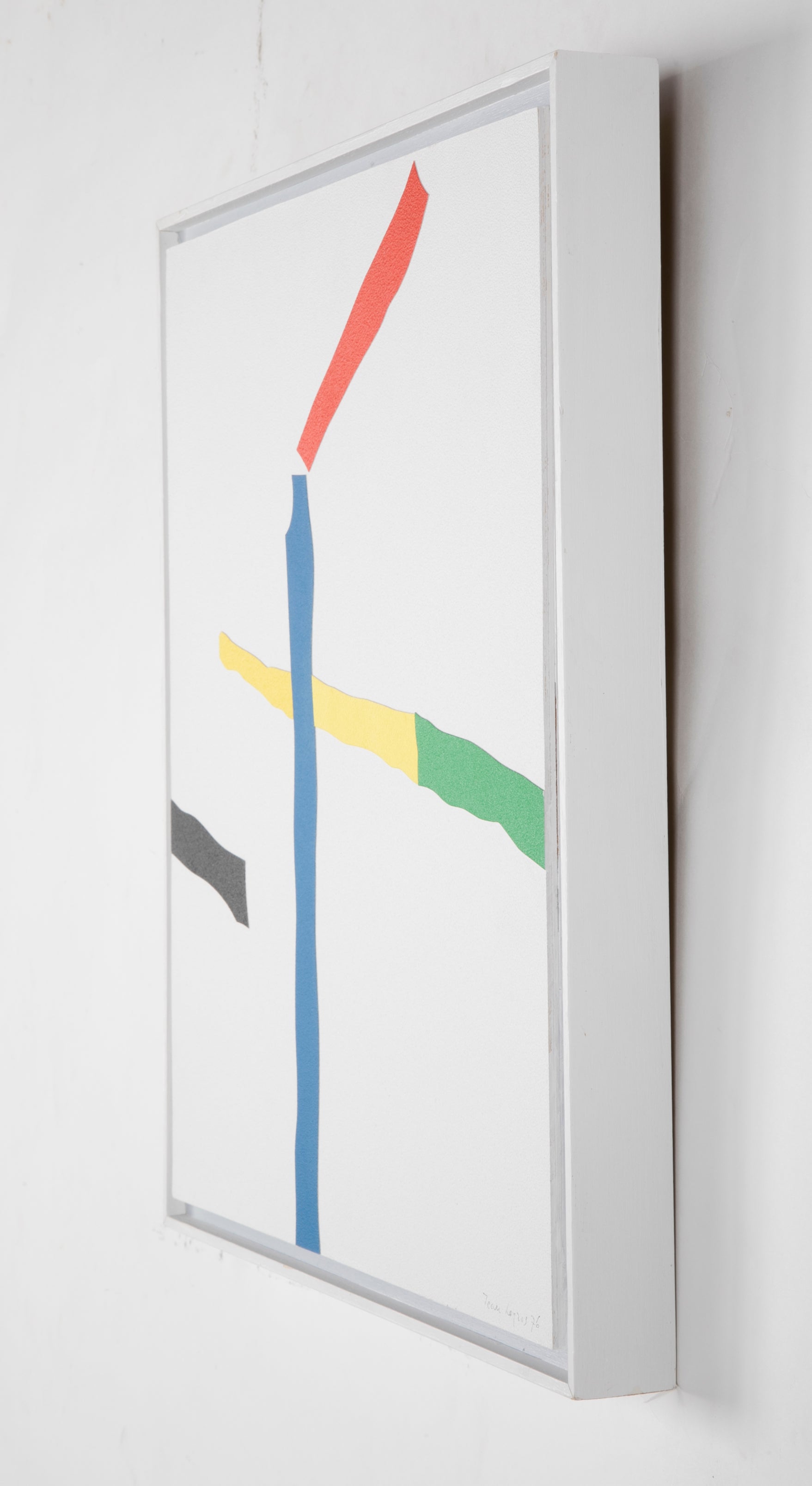 "Serie des Grues de Beaubourg" Serigraph in 8 Colors on Paper by Jean Legros