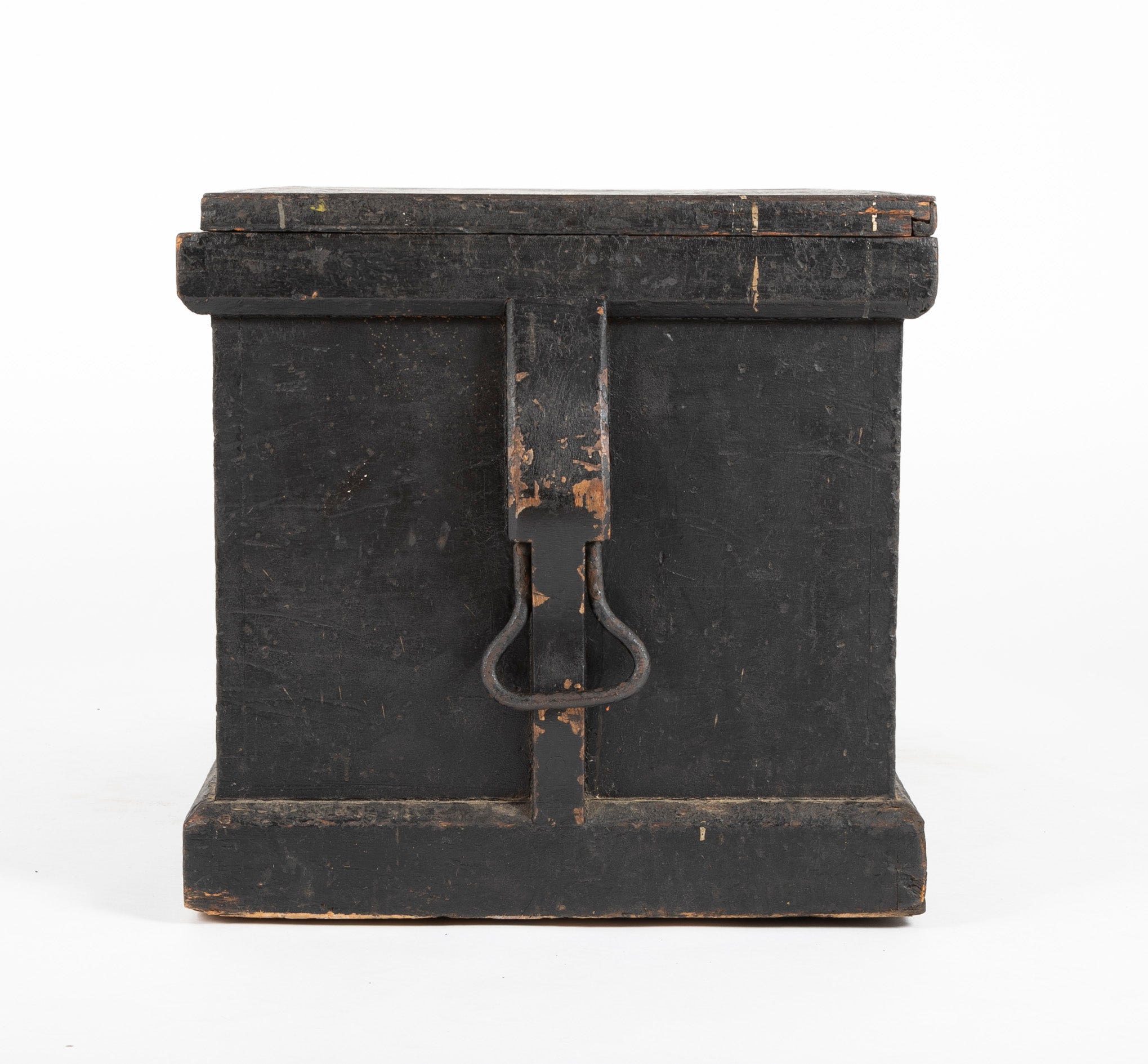 19th Century Inlaid Ship Carpenter's or Mechanic's Chest