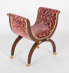 Pair of Mahogany Directoire Form Tabourets