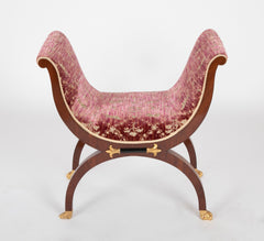 Pair of Mahogany Directoire Form Tabourets