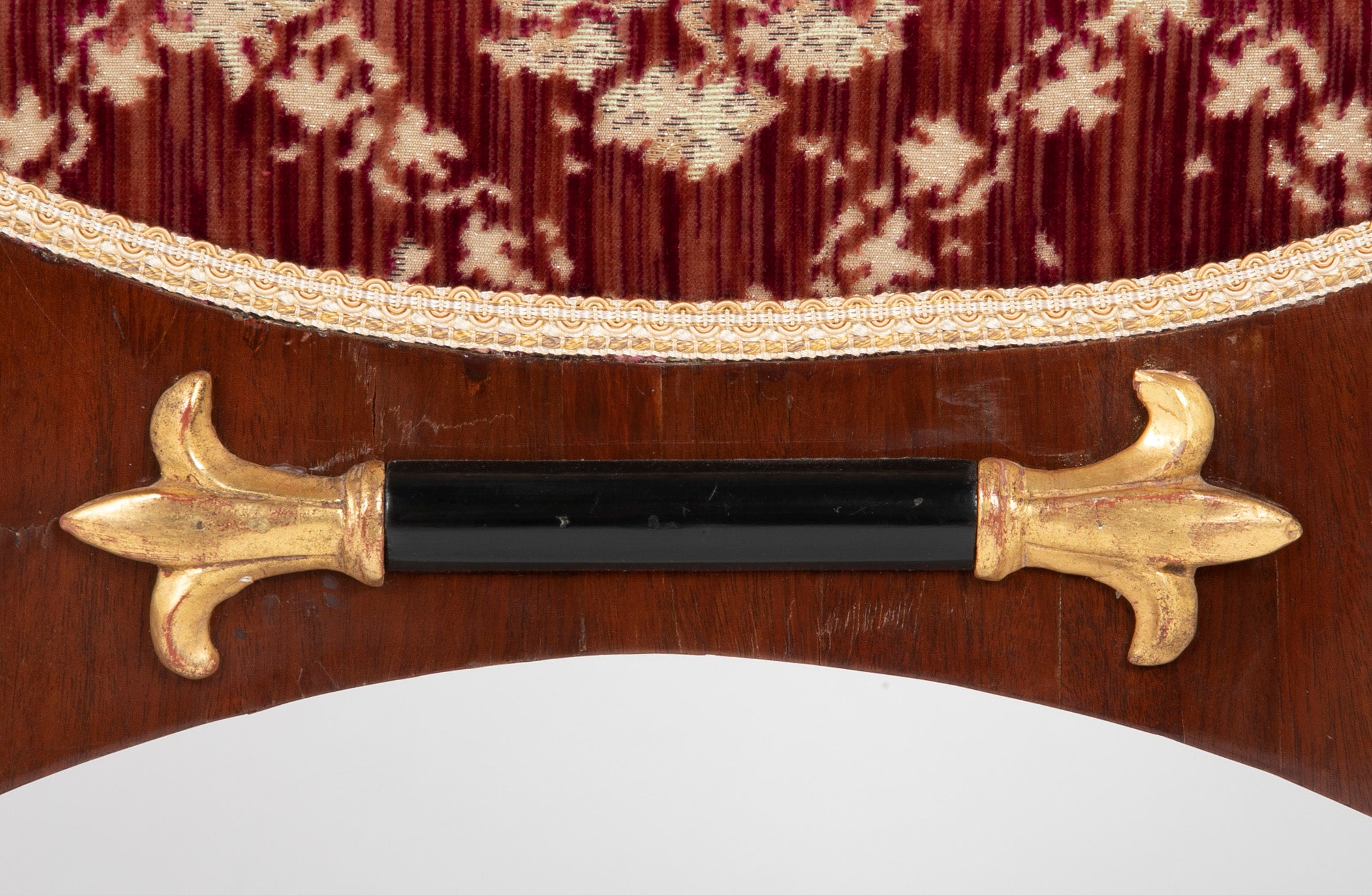 Pair of Mahogany Directoire Form Tabourets