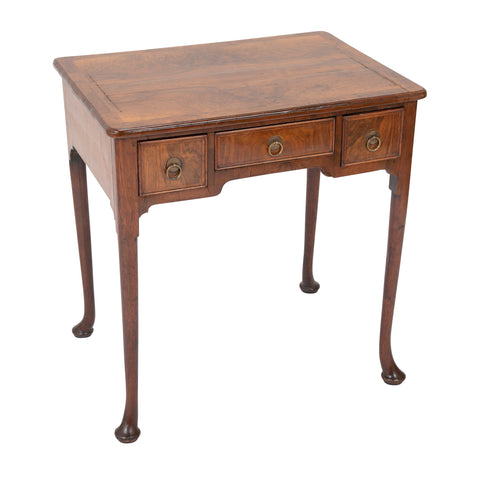 Early English Queen Ann Walnut Lowboy