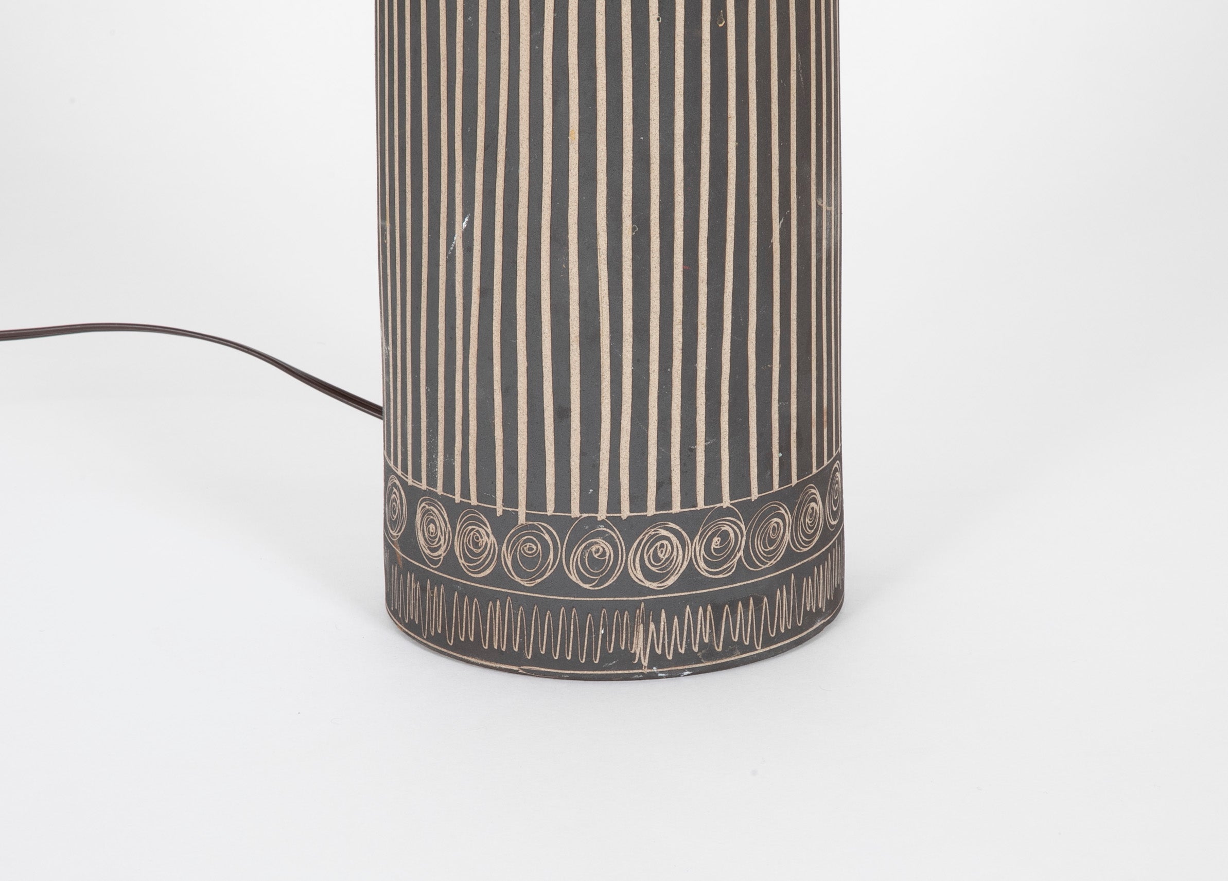 Martz Pottery Cylinder Black Glaze