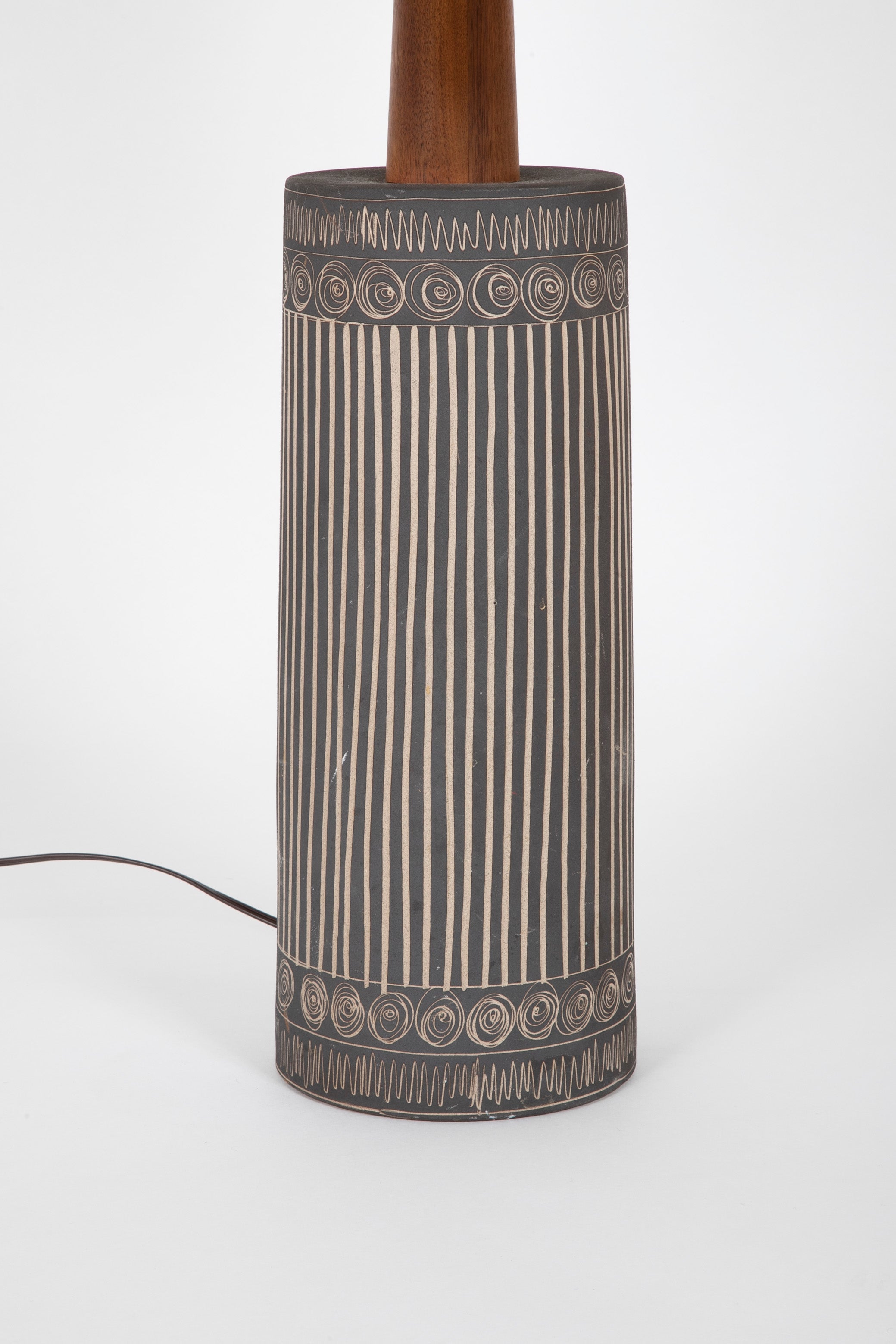 Martz Pottery Cylinder Black Glaze