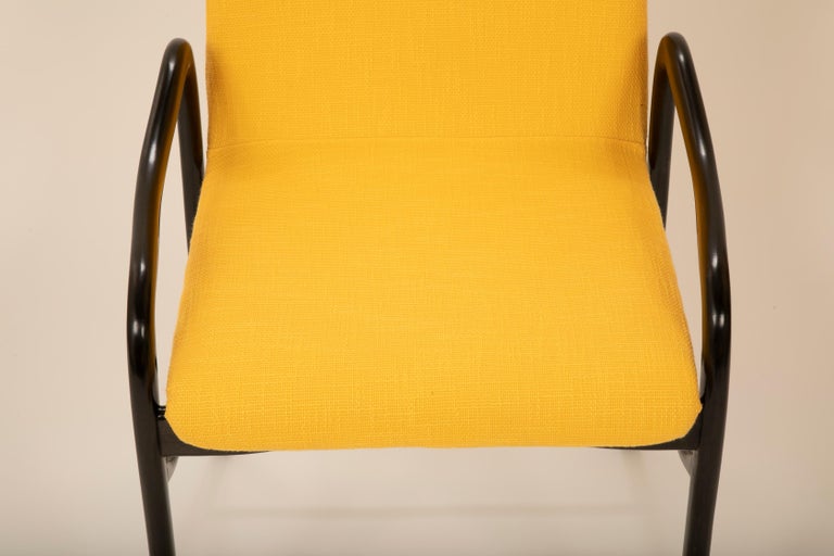 A Set of 8 Sculptural Italian Dining Chairs Attributed to Malatesta & Mason