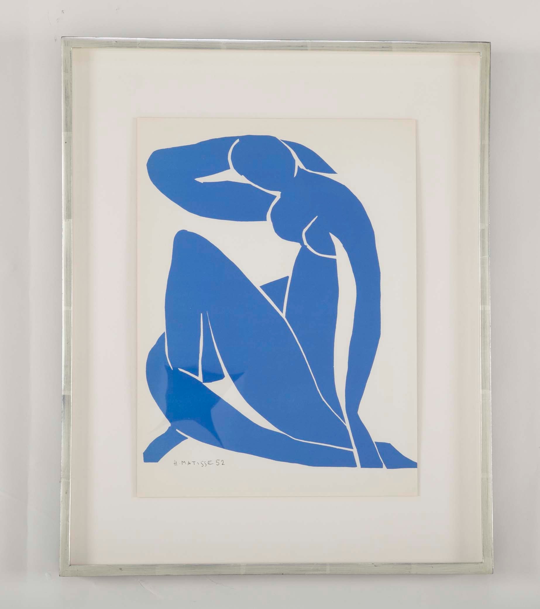 Henri Matisse Supervised Lithograph from his Original Cut Paper Maquette