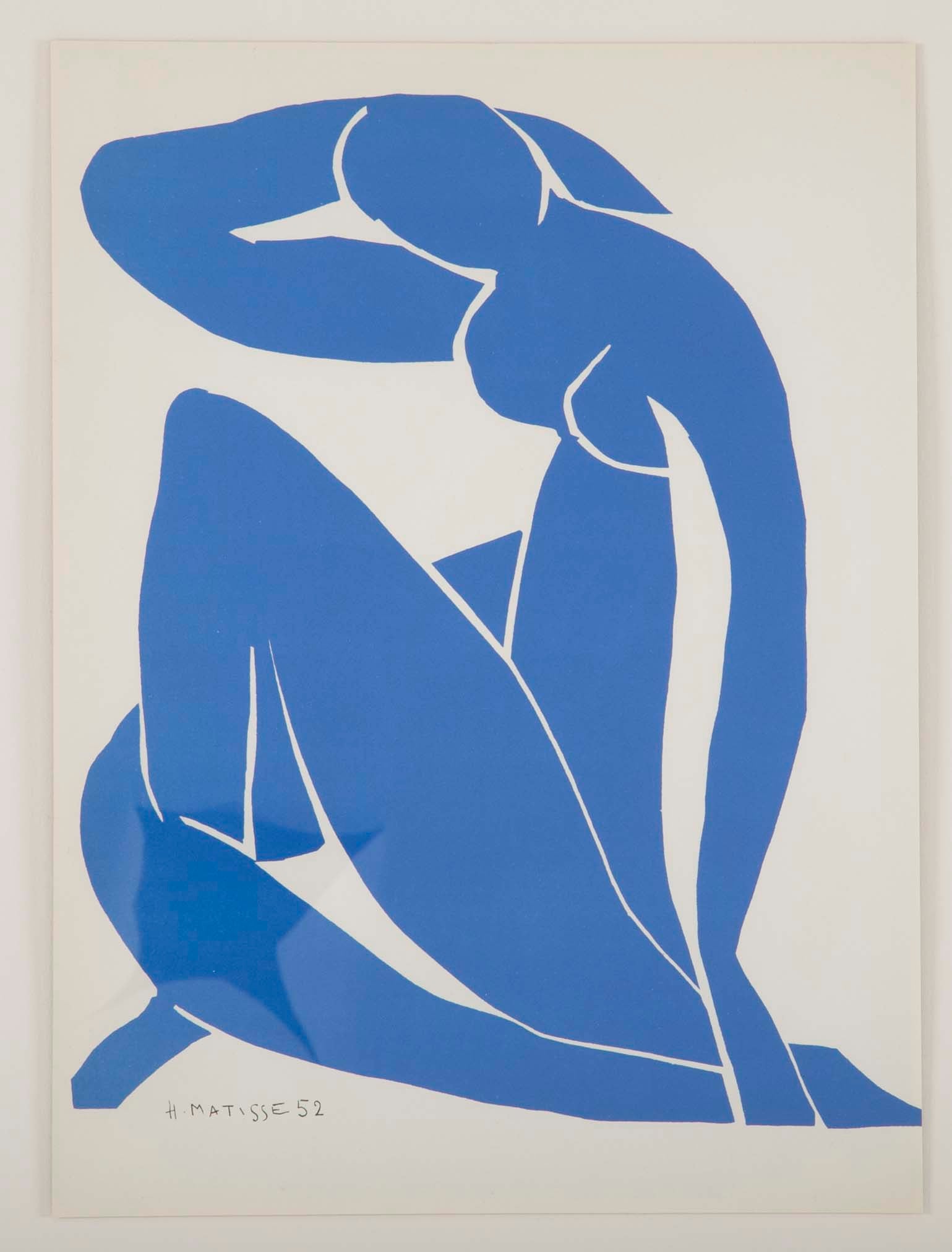 Henri Matisse Supervised Lithograph from his Original Cut Paper Maquette