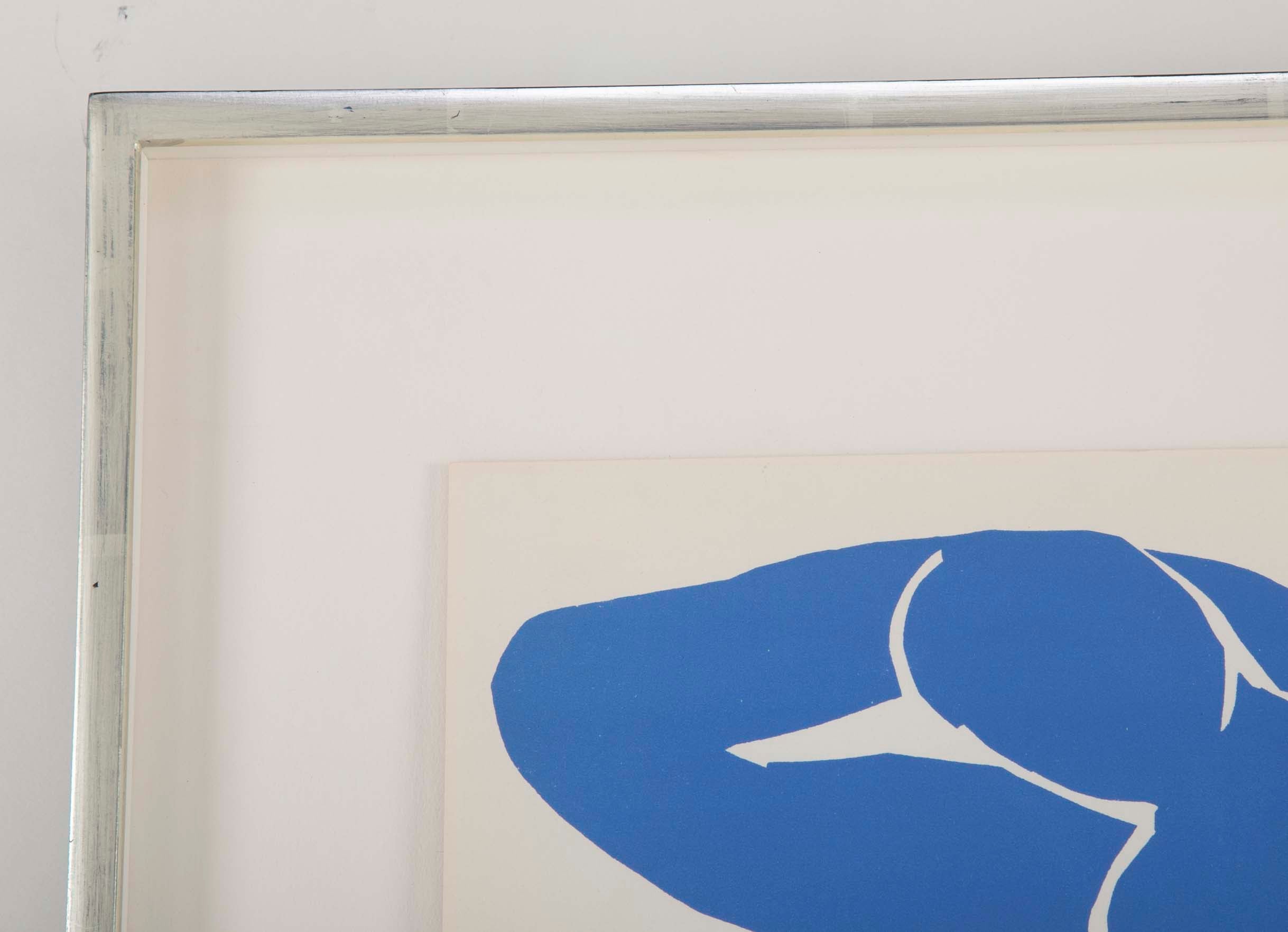Henri Matisse Supervised Lithograph from his Original Cut Paper Maquette