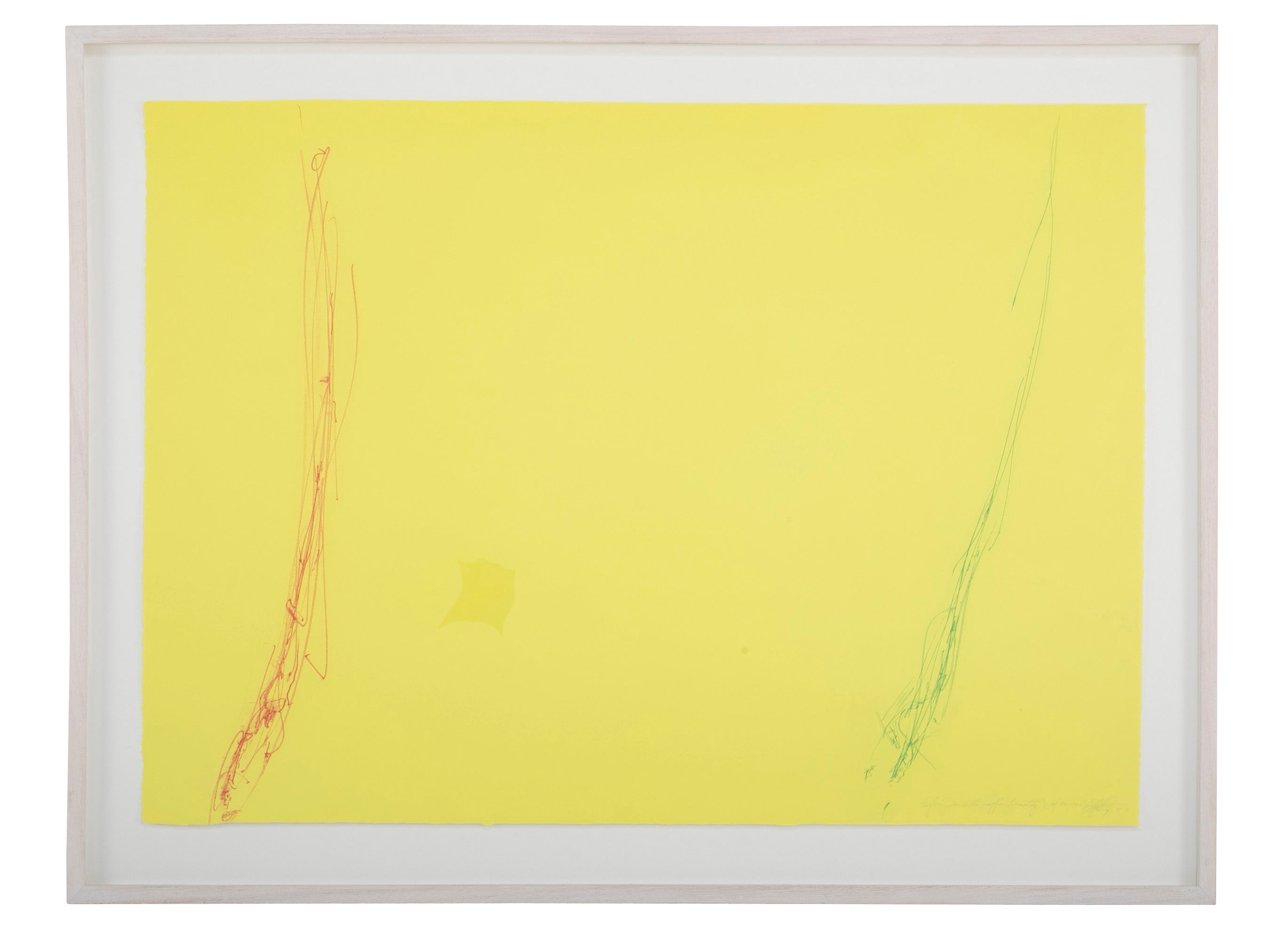 Dan Flavin "for Janette, affectionately" Aquatint in Colors