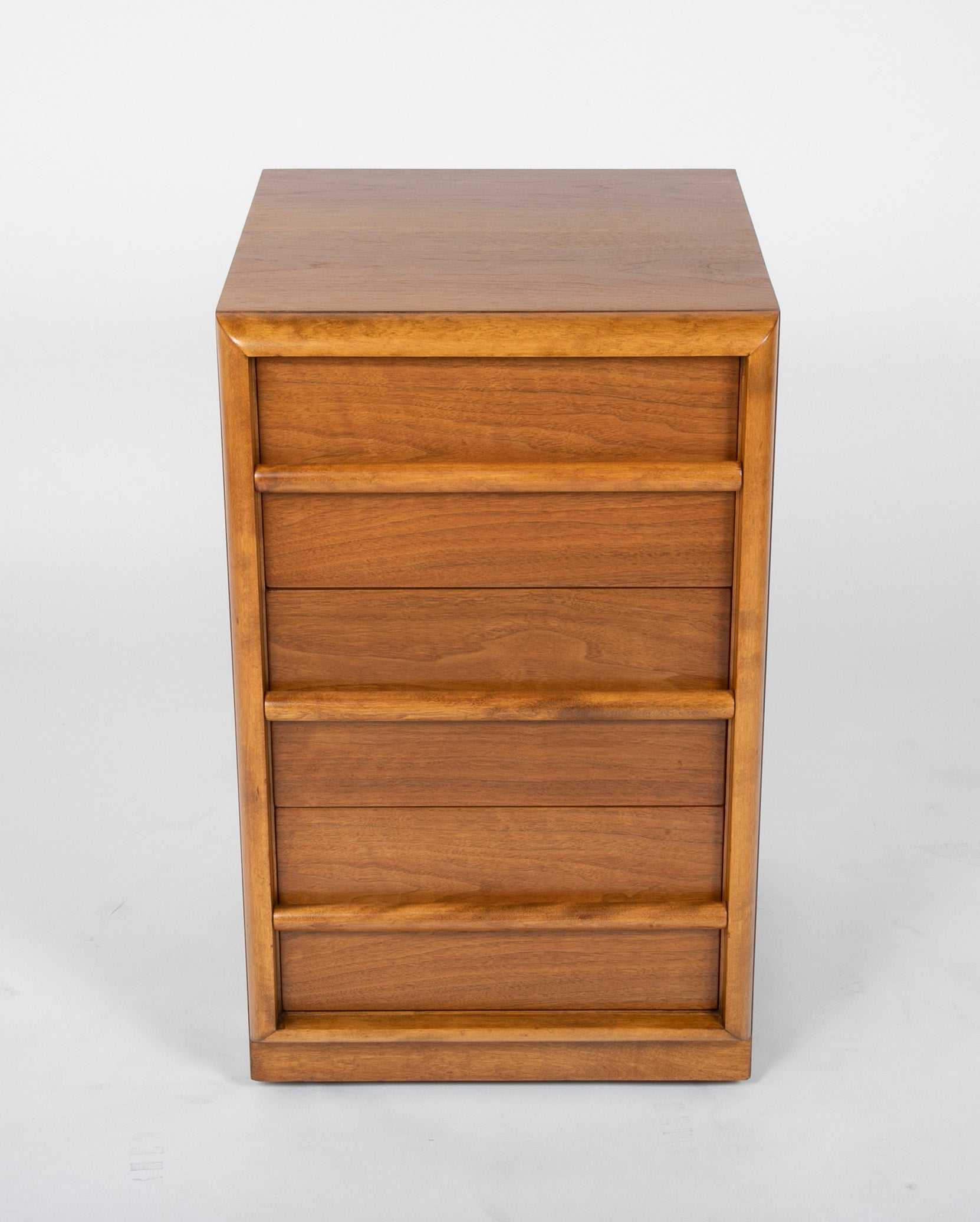 Pair of T. H. Robsjohn-Gibbings for Widdicomb Three Drawer Nightstands