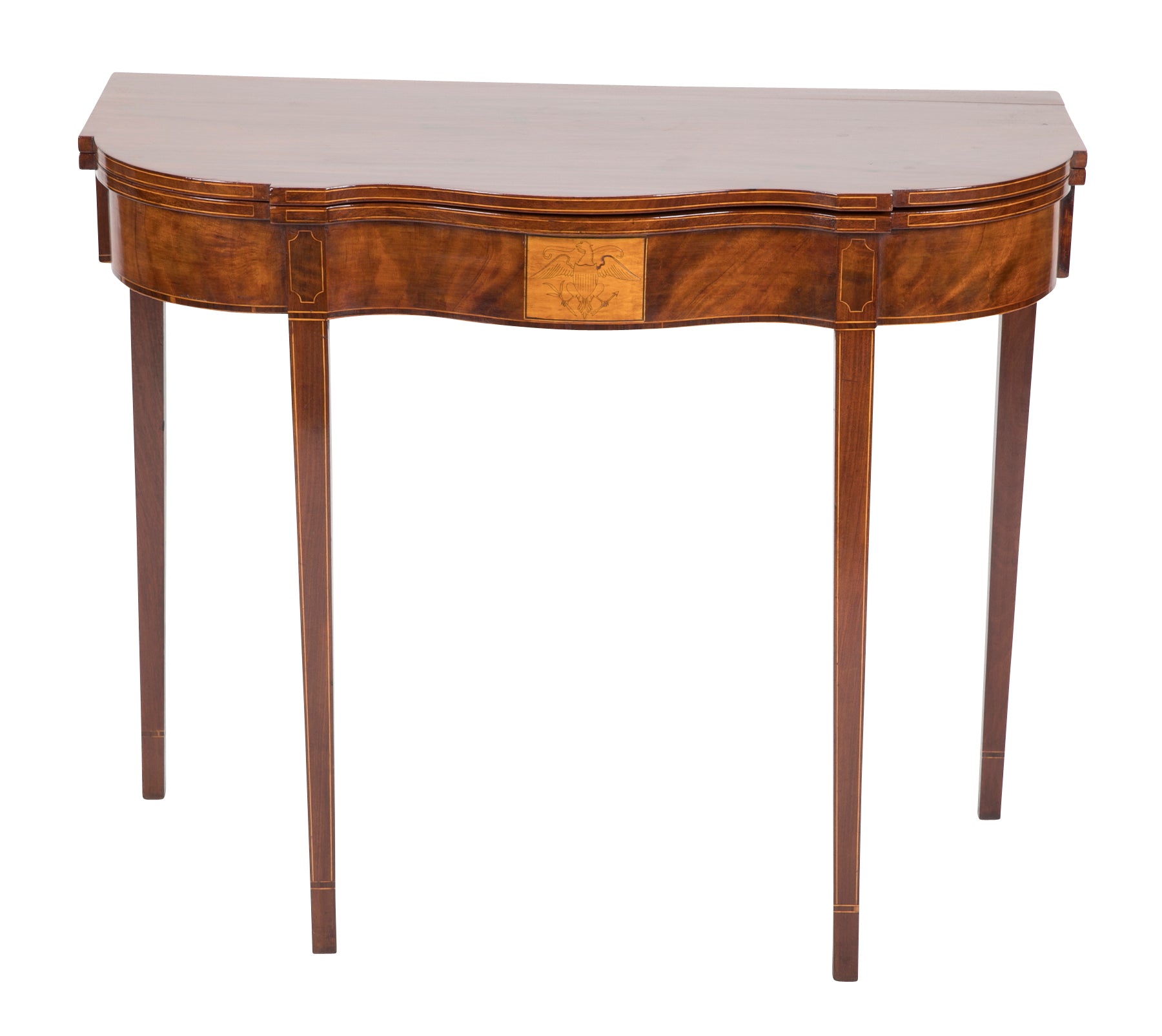 American Hepplewhite Card Table