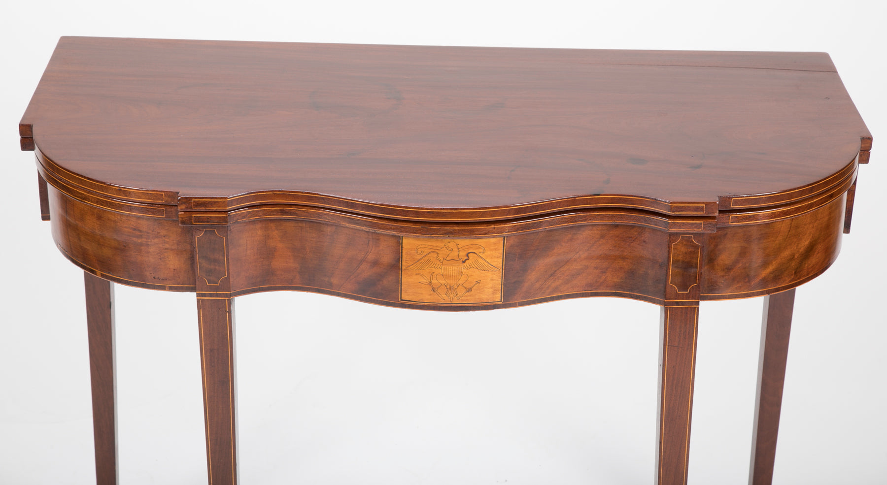 American Hepplewhite Card Table