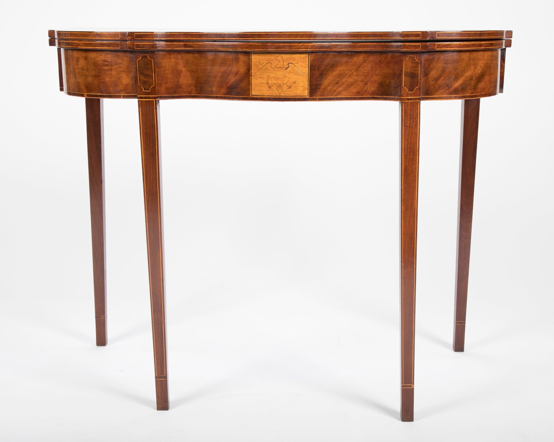American Hepplewhite Card Table