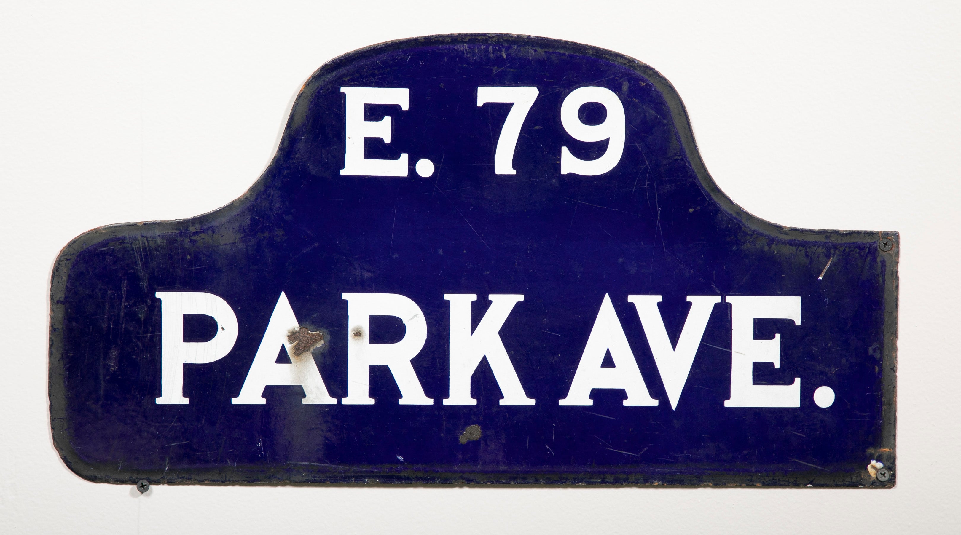 Six NYC, New York Porcelain over Metal Enamel Street Signs Also Priced Individually