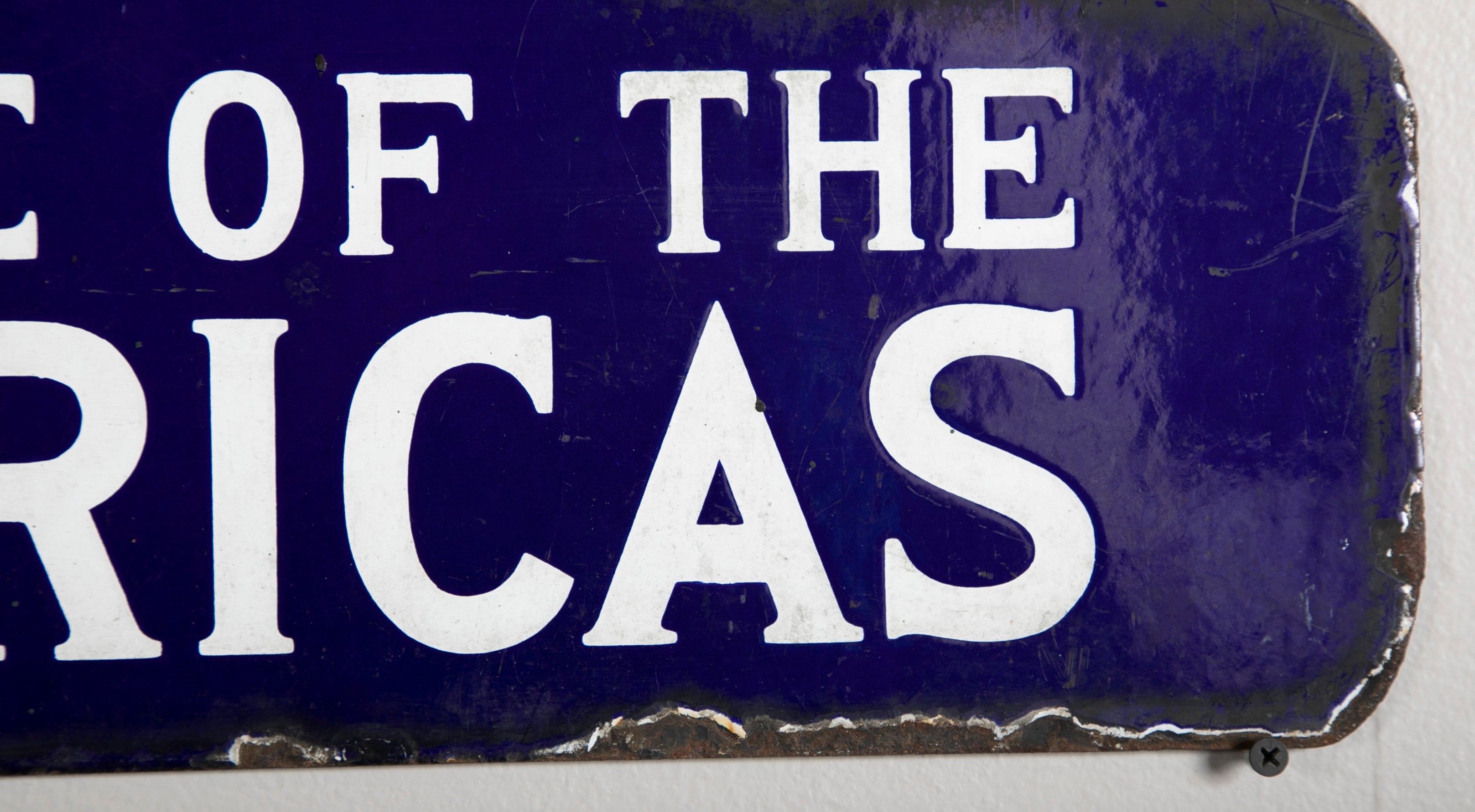 Six NYC, New York Porcelain over Metal Enamel Street Signs Also Priced Individually