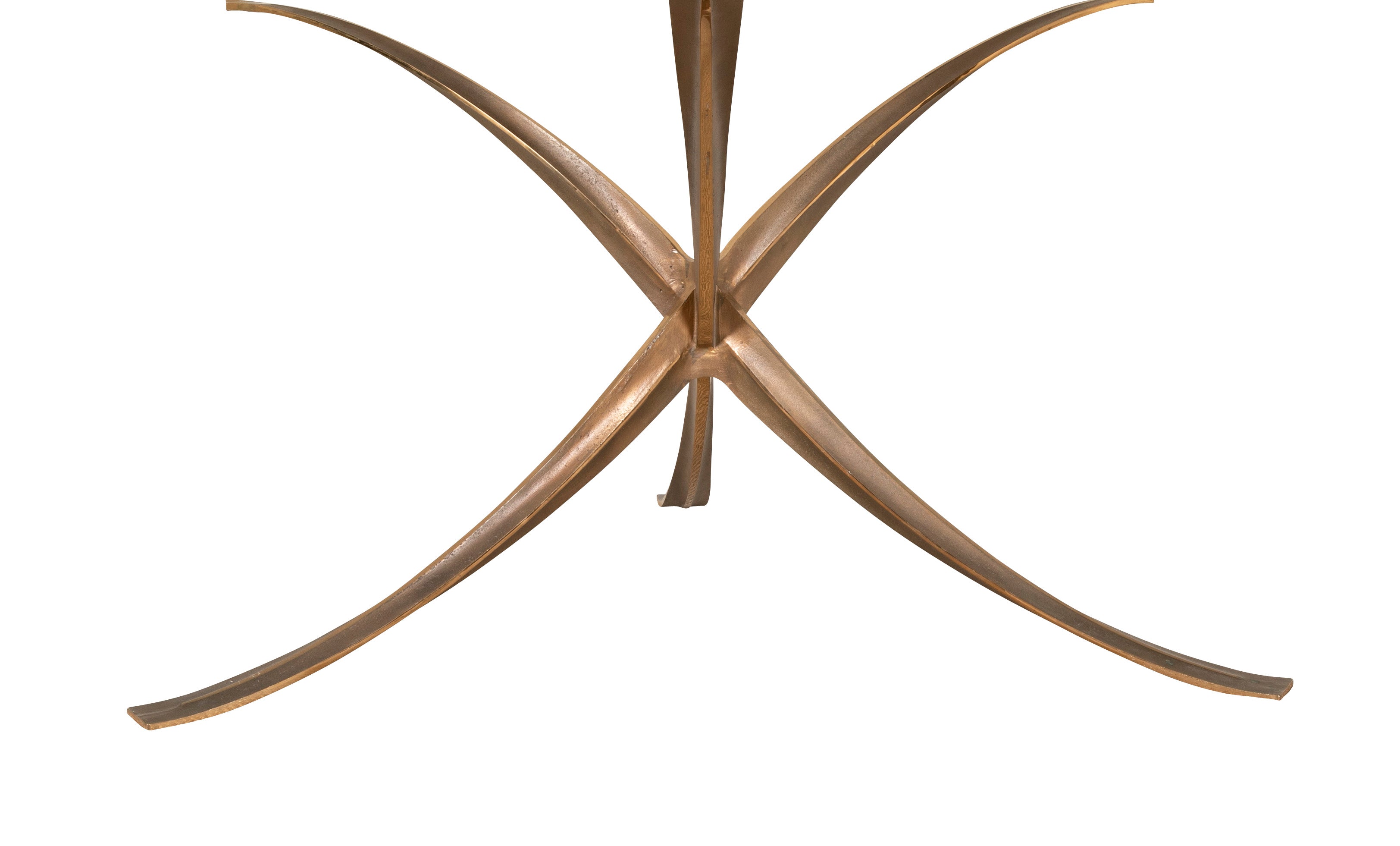 Michel Mangematin Glass Top Dining Table