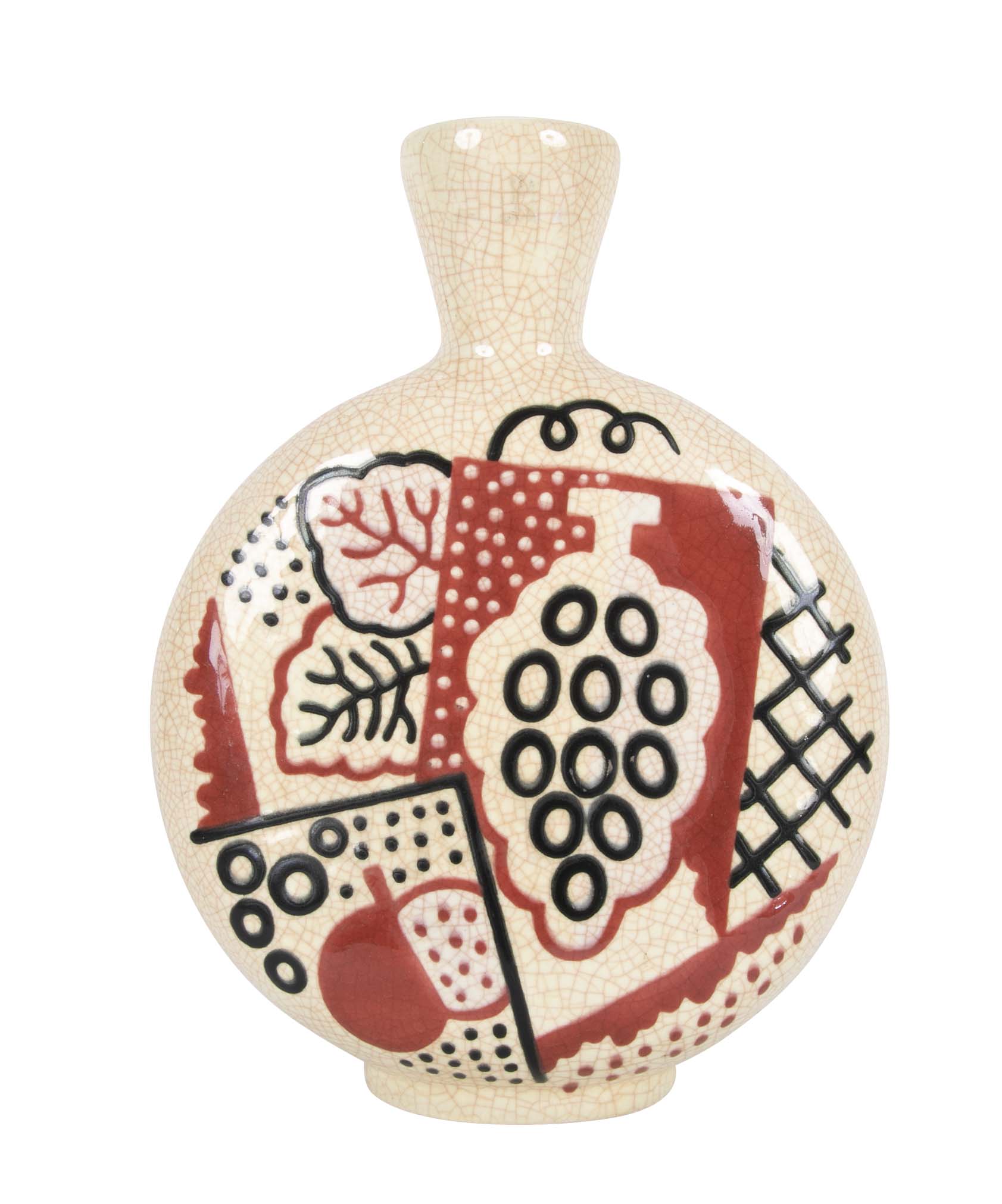 A French Moderne Period Primavera Vase by Jean Olin