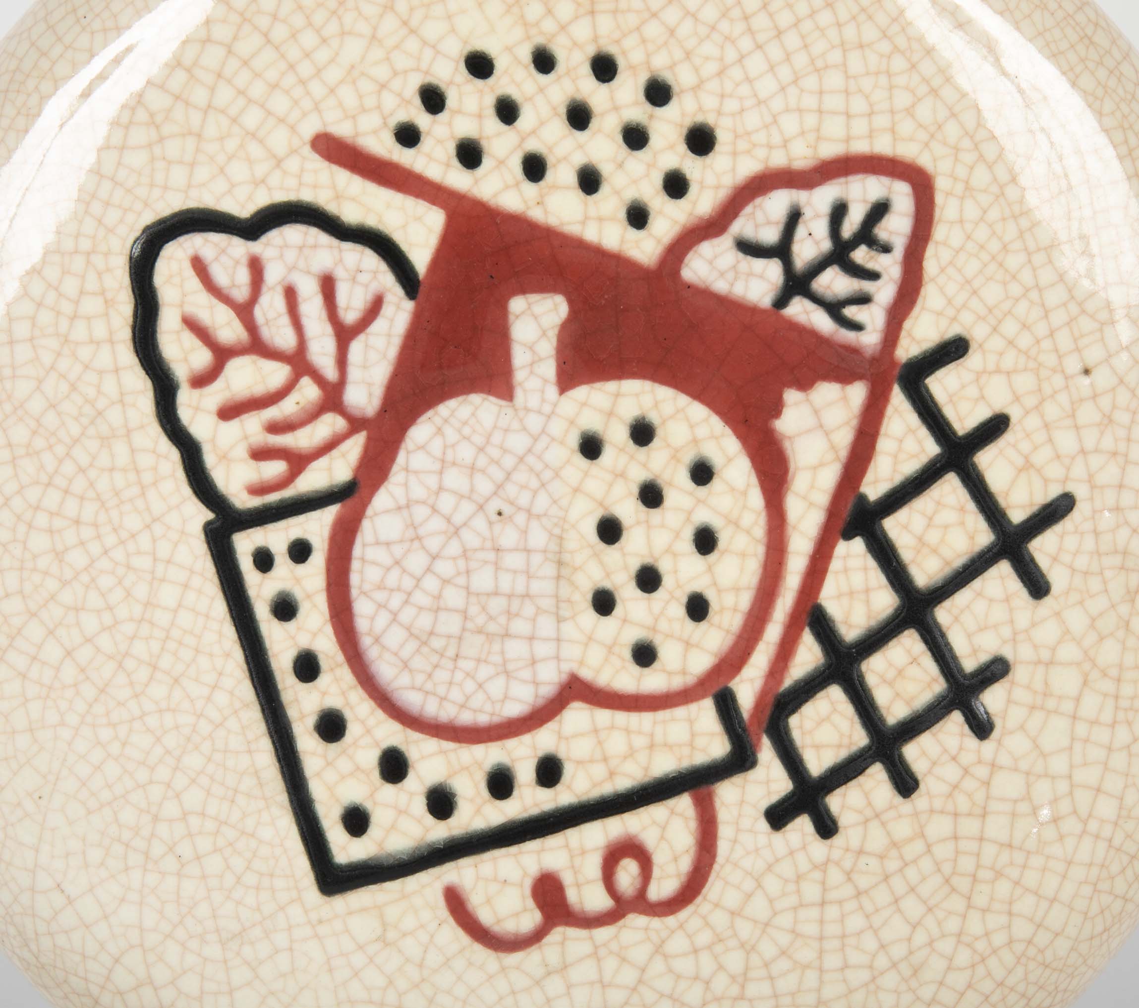 A French Moderne Period Primavera Vase by Jean Olin