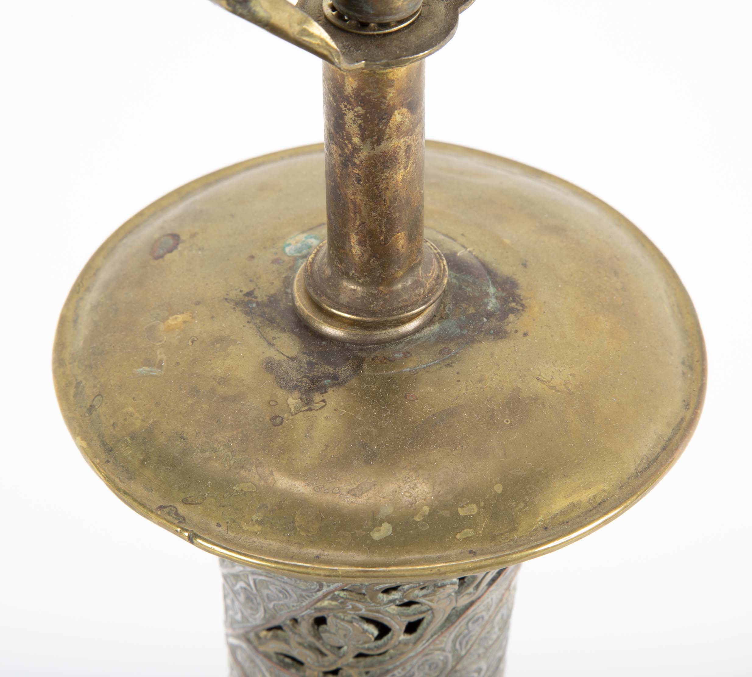 Magnificent Mixed Metal Lamp