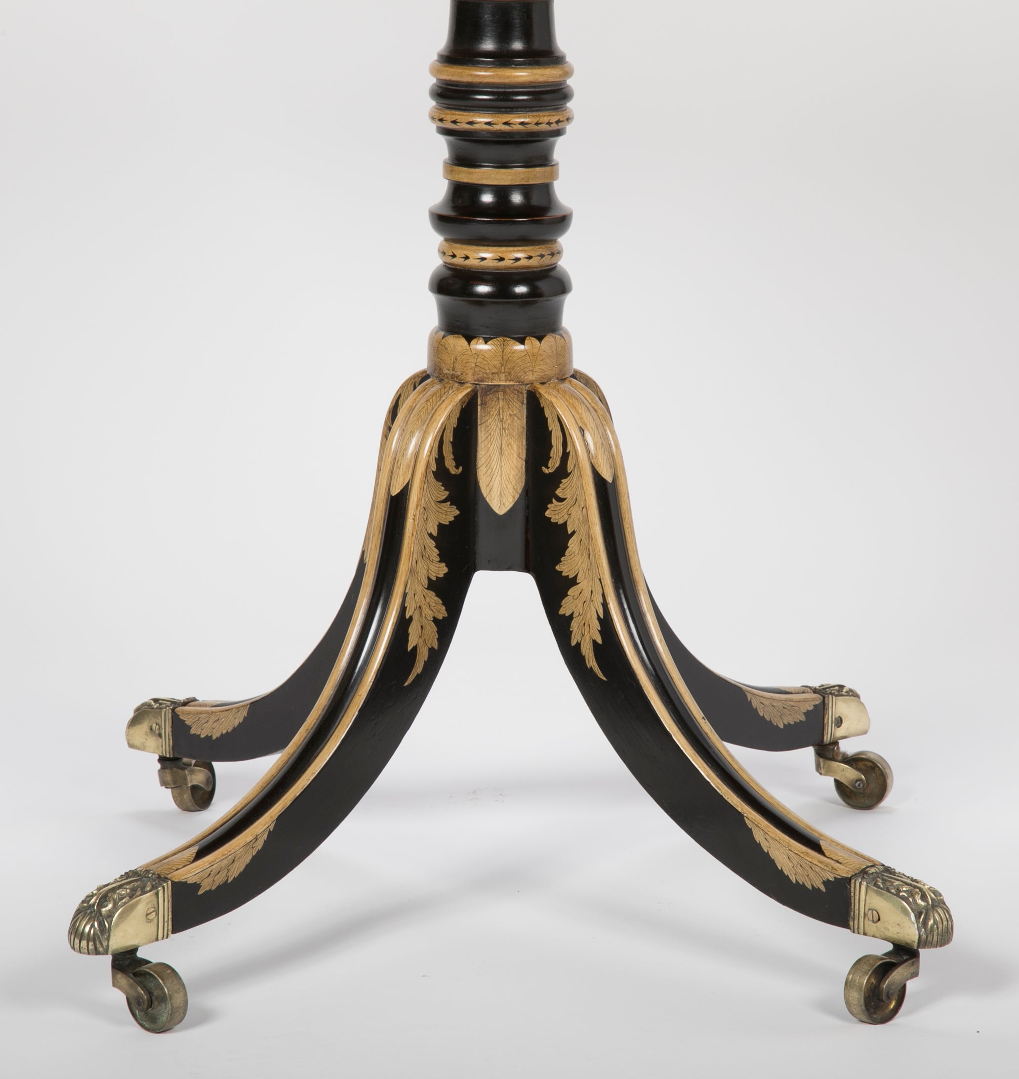 An English Regency Penwork Games Table