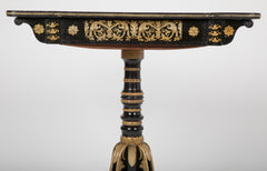 An English Regency Penwork Games Table
