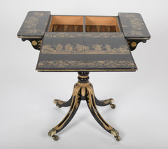 An English Regency Penwork Games Table