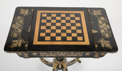 An English Regency Penwork Games Table