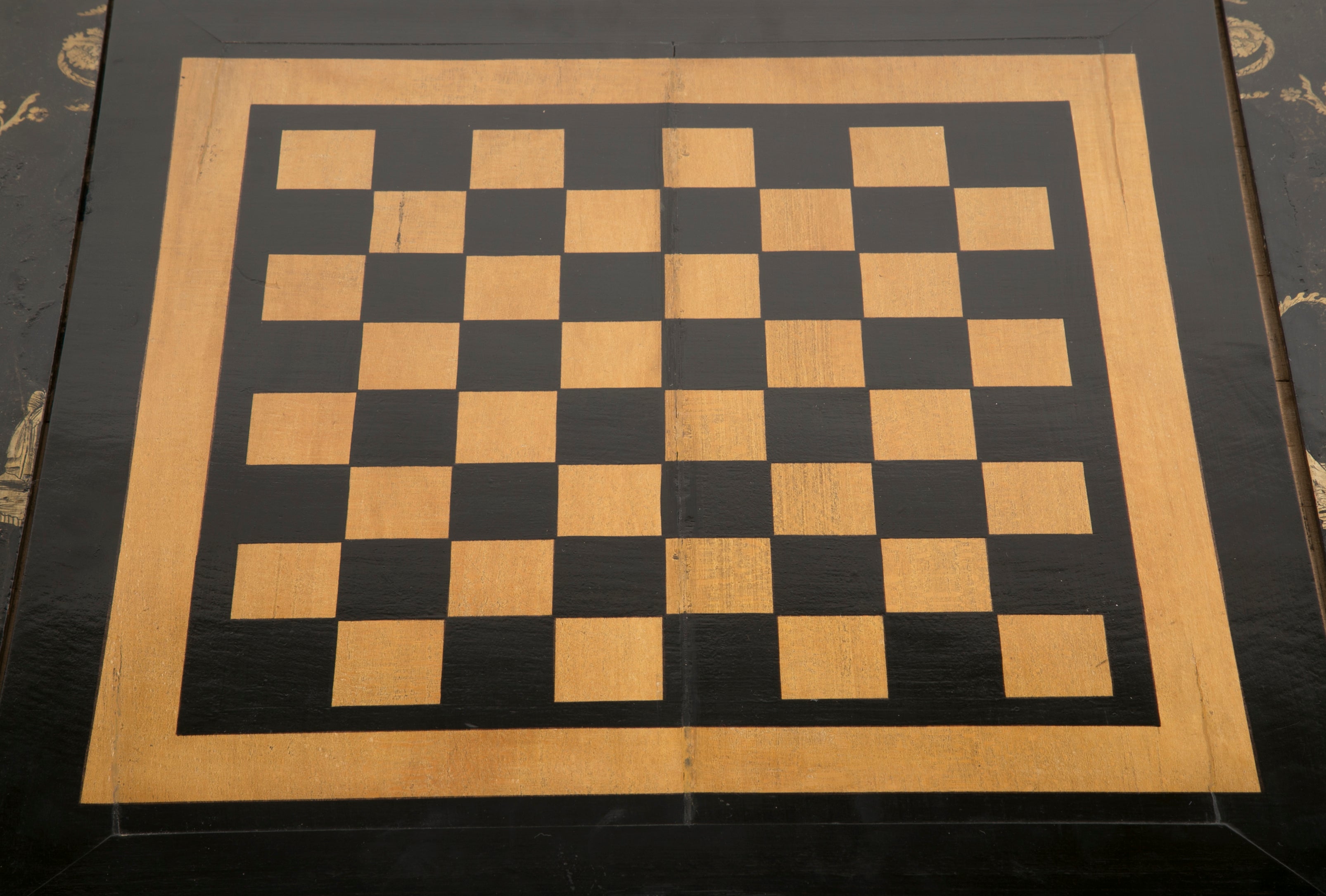 An English Regency Penwork Games Table