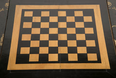 An English Regency Penwork Games Table